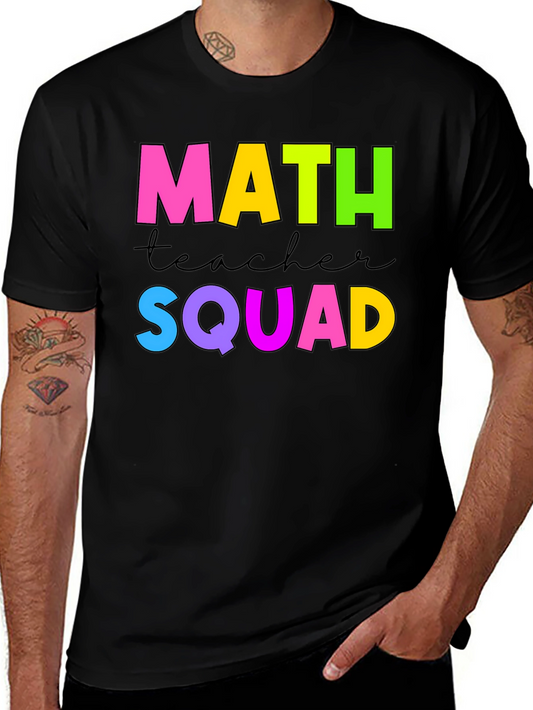 Math Teacher Squad T-Shirt