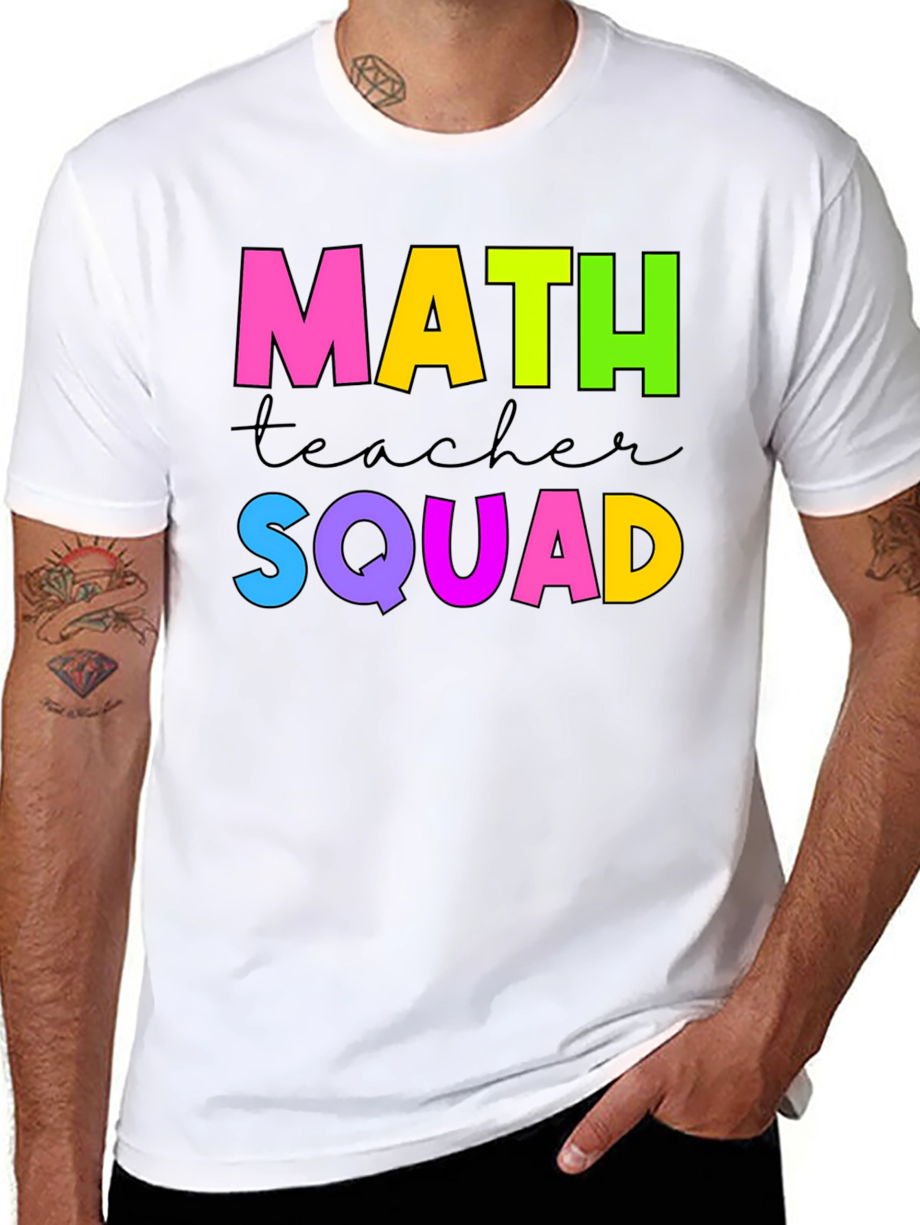 Math Teacher Squad T-Shirt