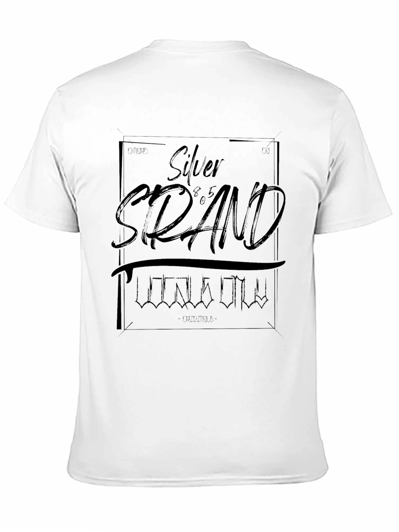 Silver Strand Black Graphic T-Shirt