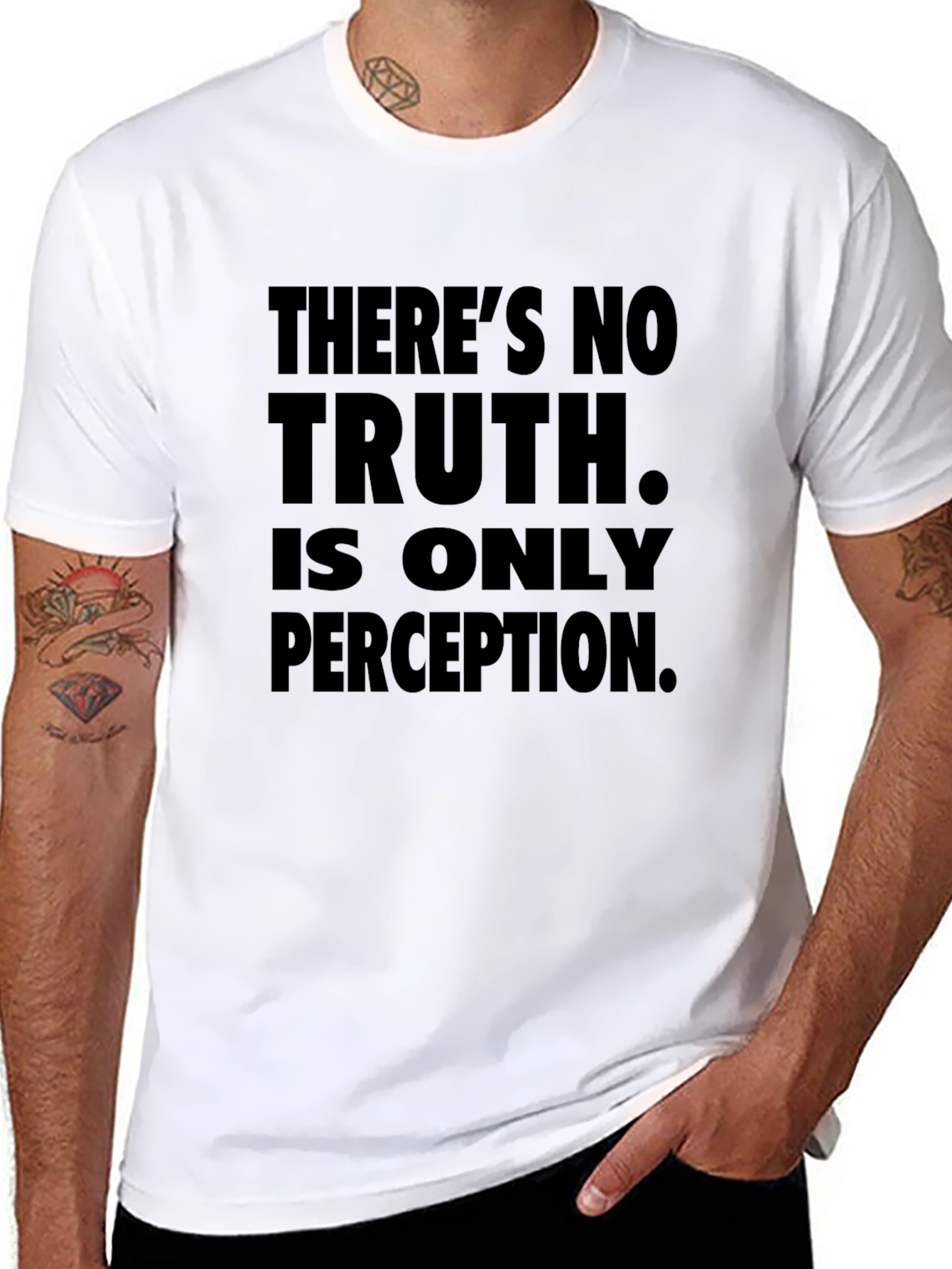 Philosophical Statement Graphic T-Shirt
