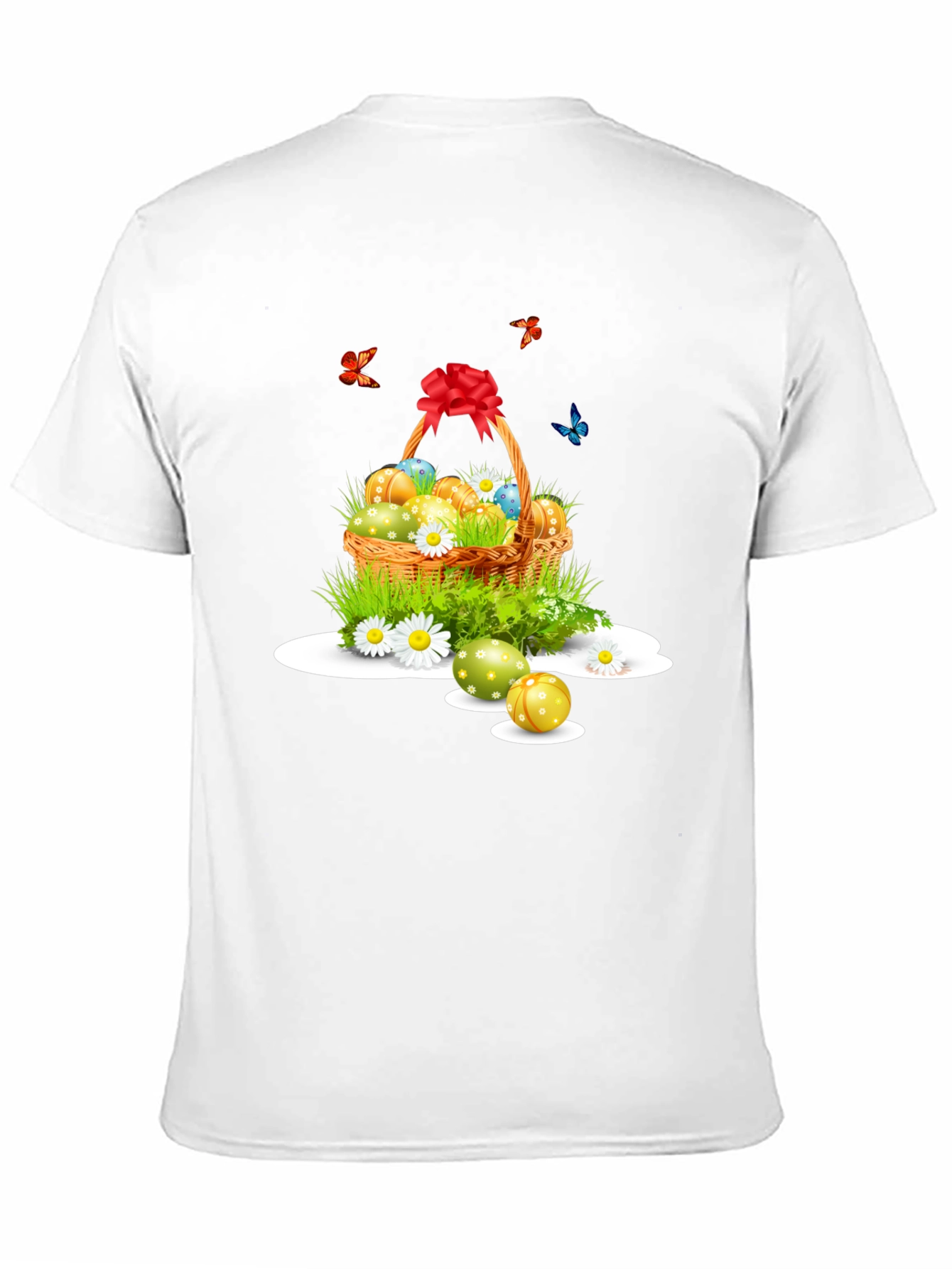 Easter Basket Graphic Tee - Black