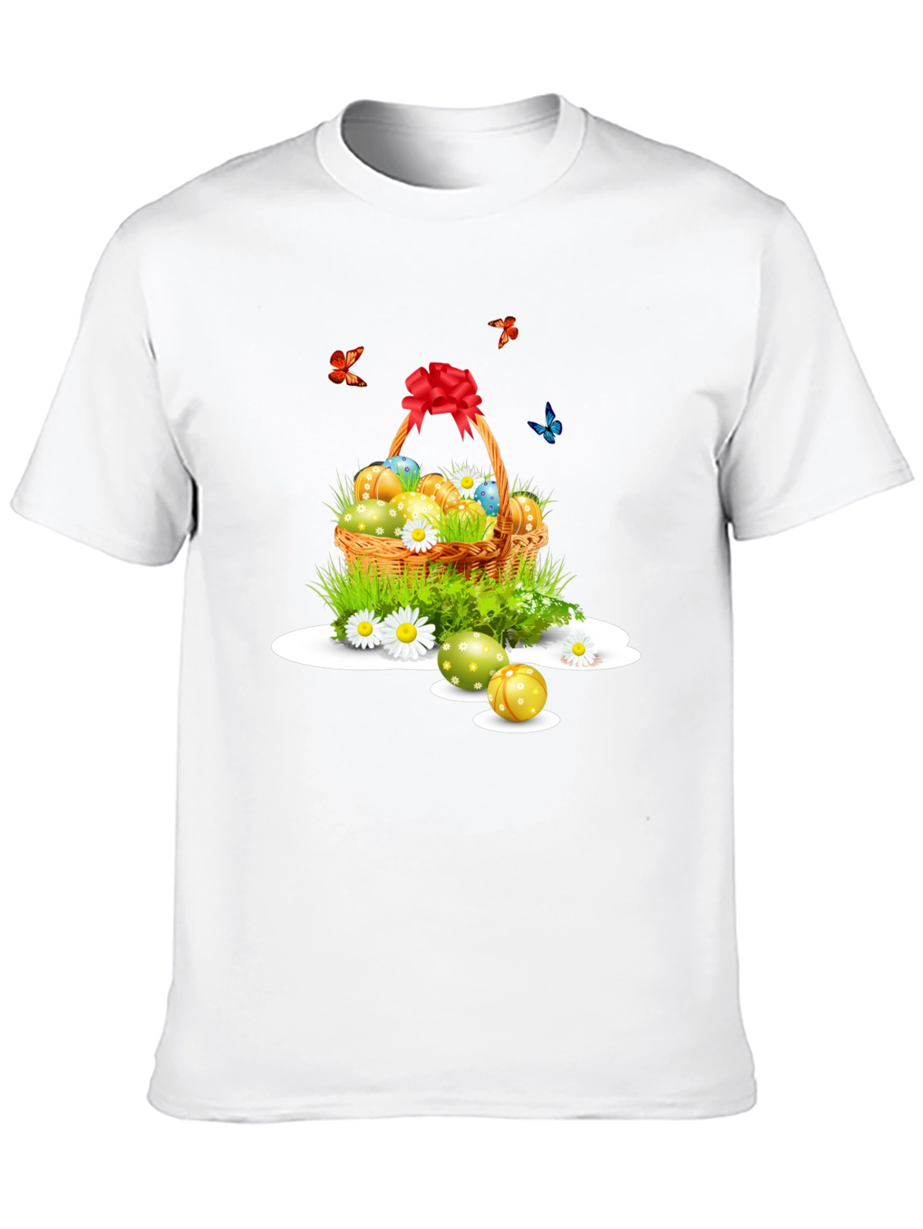 Easter Basket Graphic Tee - Black