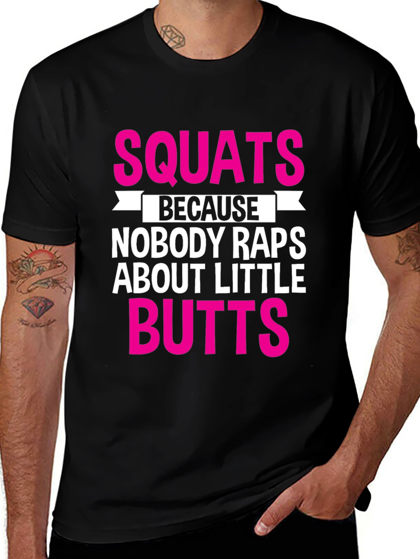 Squats Funny Gym Workout T-Shirt