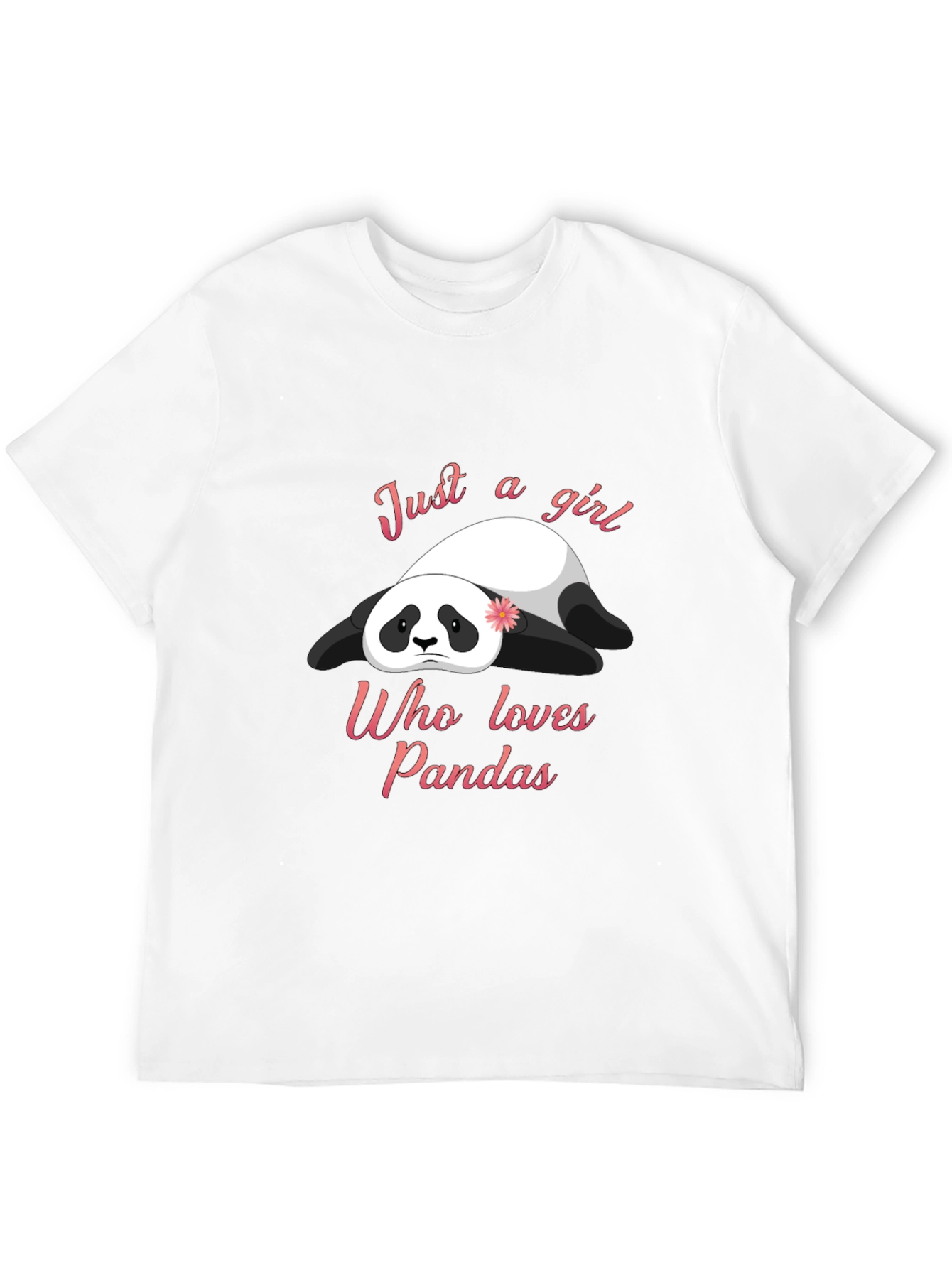 Panda Lover T-Shirt - Cute Girls Panda Graphic Tee