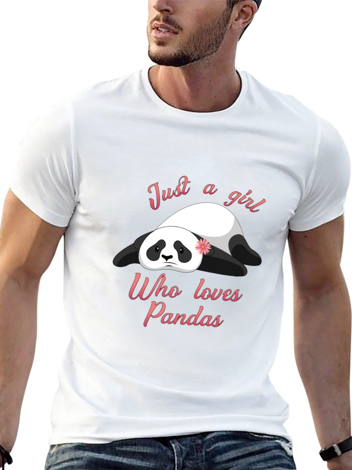 Panda Lover T-Shirt - Cute Girls Panda Graphic Tee