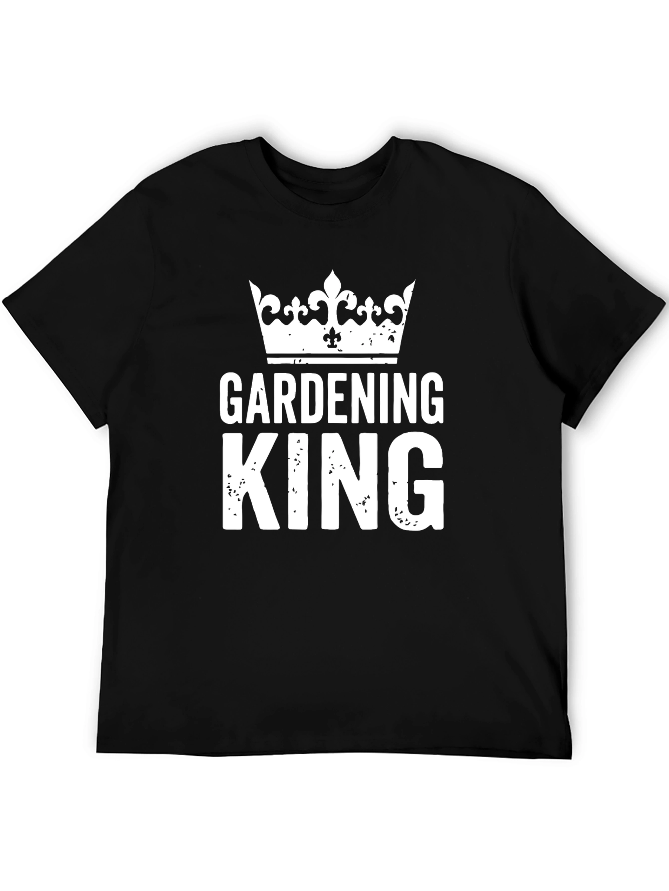 Gardening King Black T-Shirt for Men