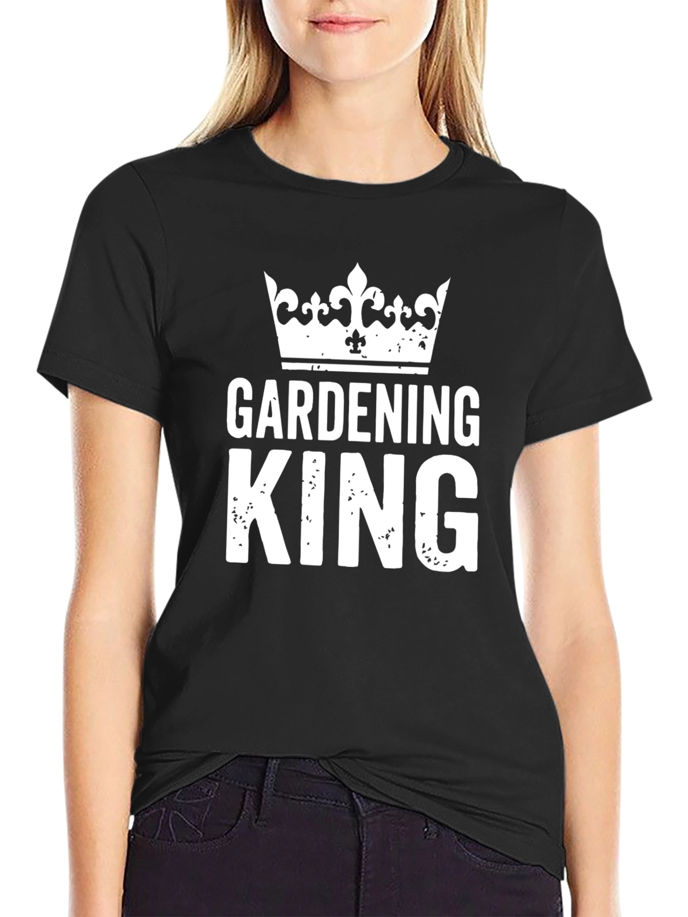 Gardening King Black T-Shirt for Men