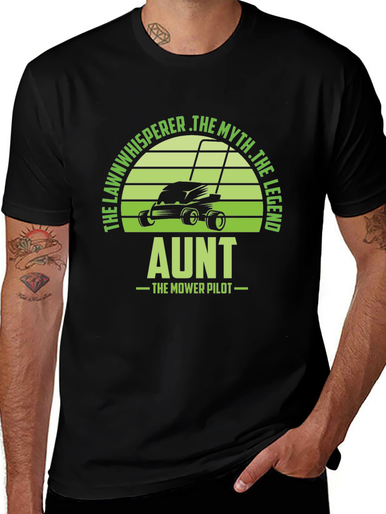 The Lawn Whisperer Aunt T-Shirt