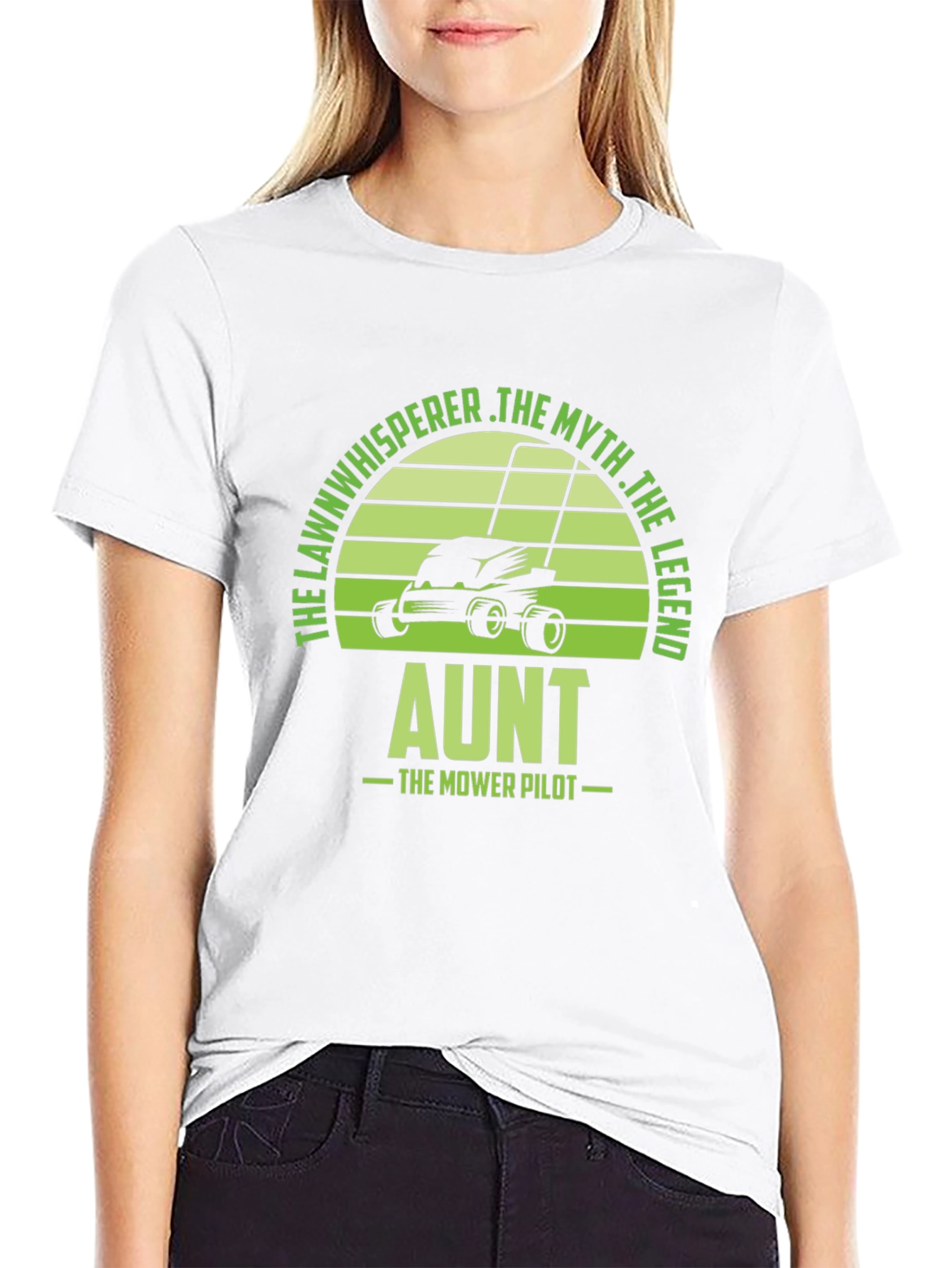 The Lawn Whisperer Aunt T-Shirt