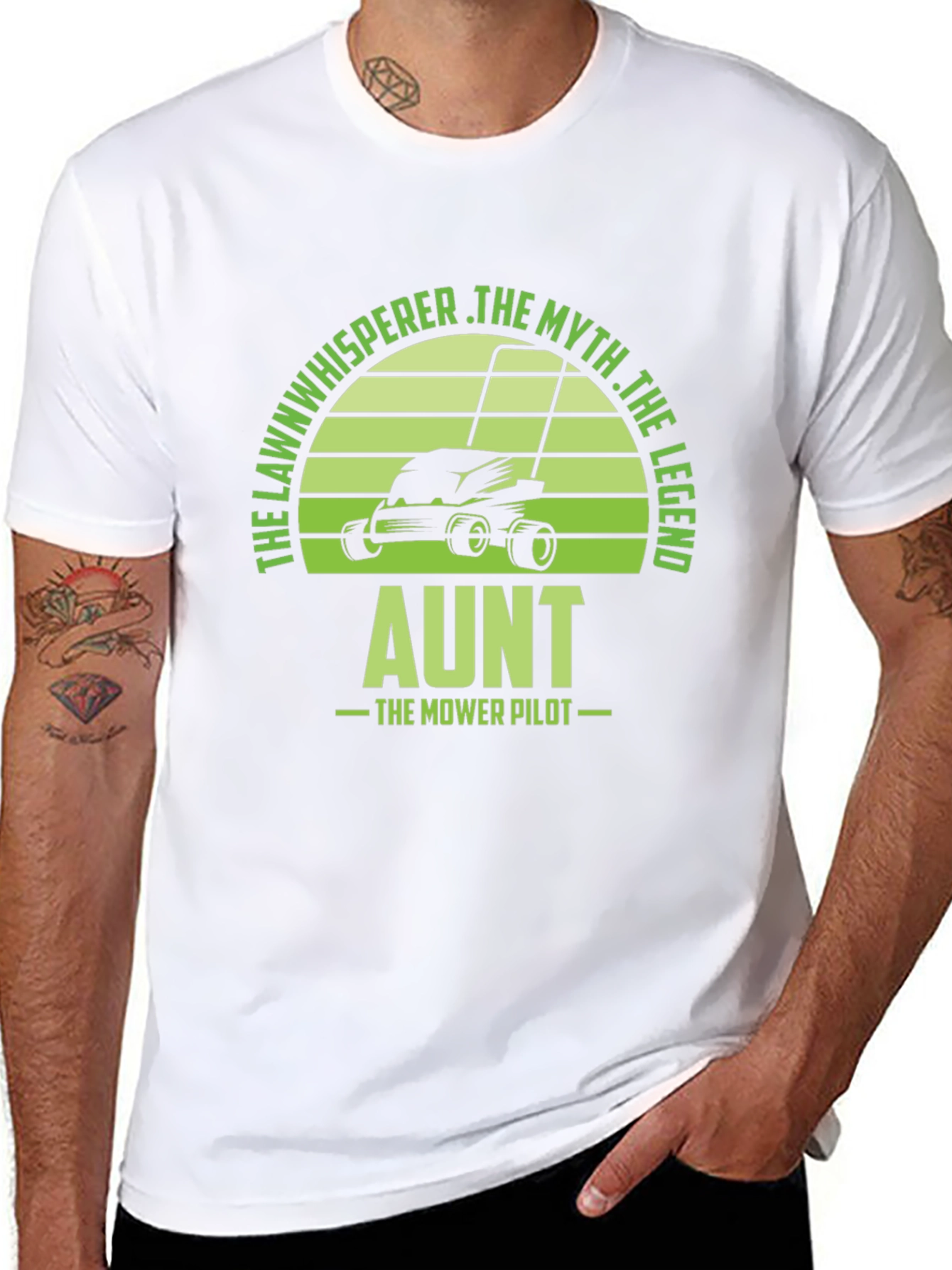The Lawn Whisperer Aunt T-Shirt