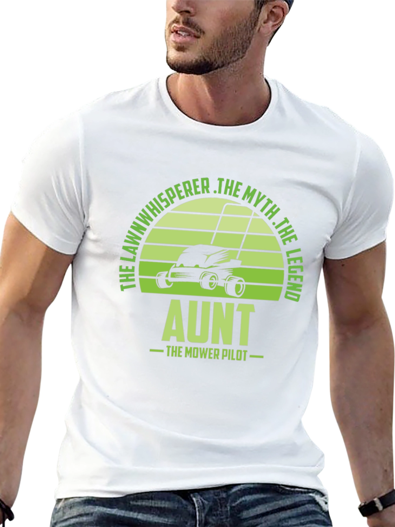 The Lawn Whisperer Aunt T-Shirt