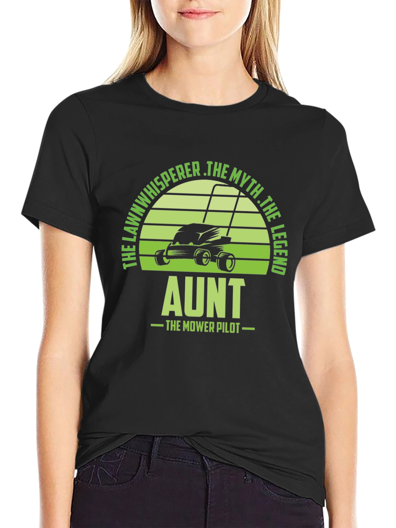 The Lawn Whisperer Aunt T-Shirt