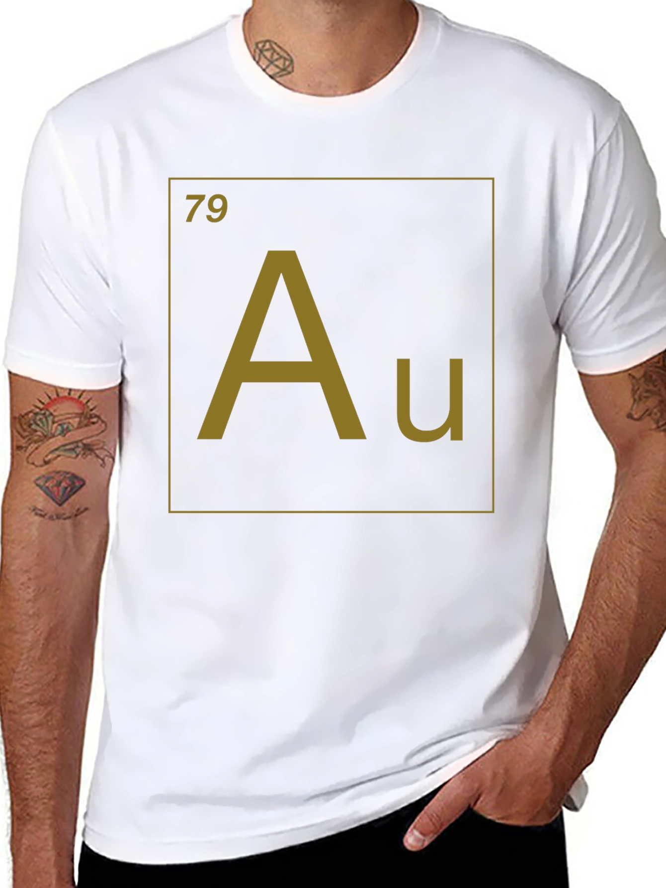 Gold Element Periodic Table T-Shirt