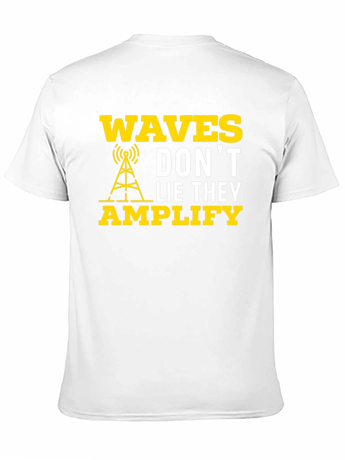 Waves Dont Lie They Amplify Graphic T-Shirt