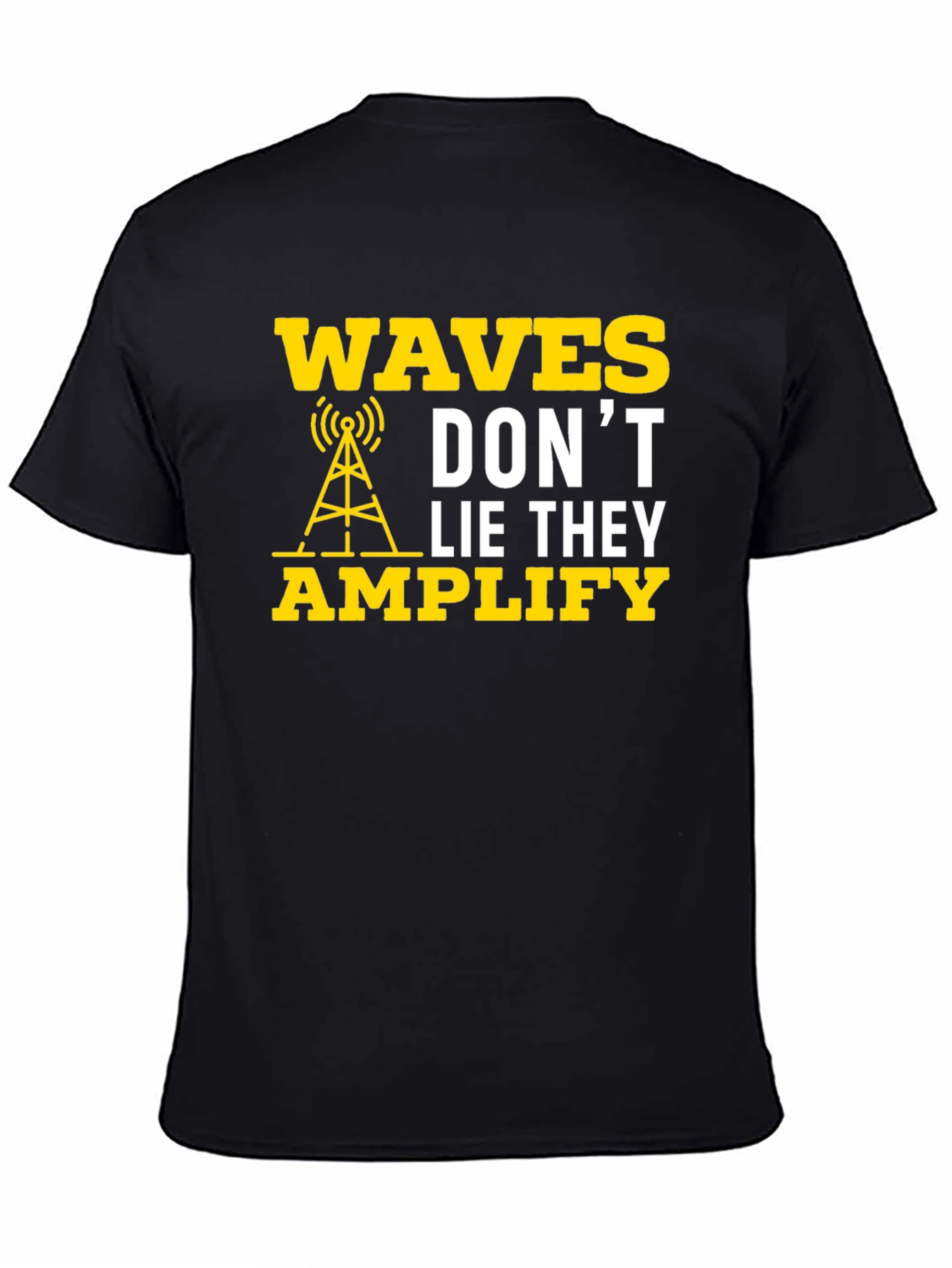 Waves Dont Lie They Amplify Graphic T-Shirt
