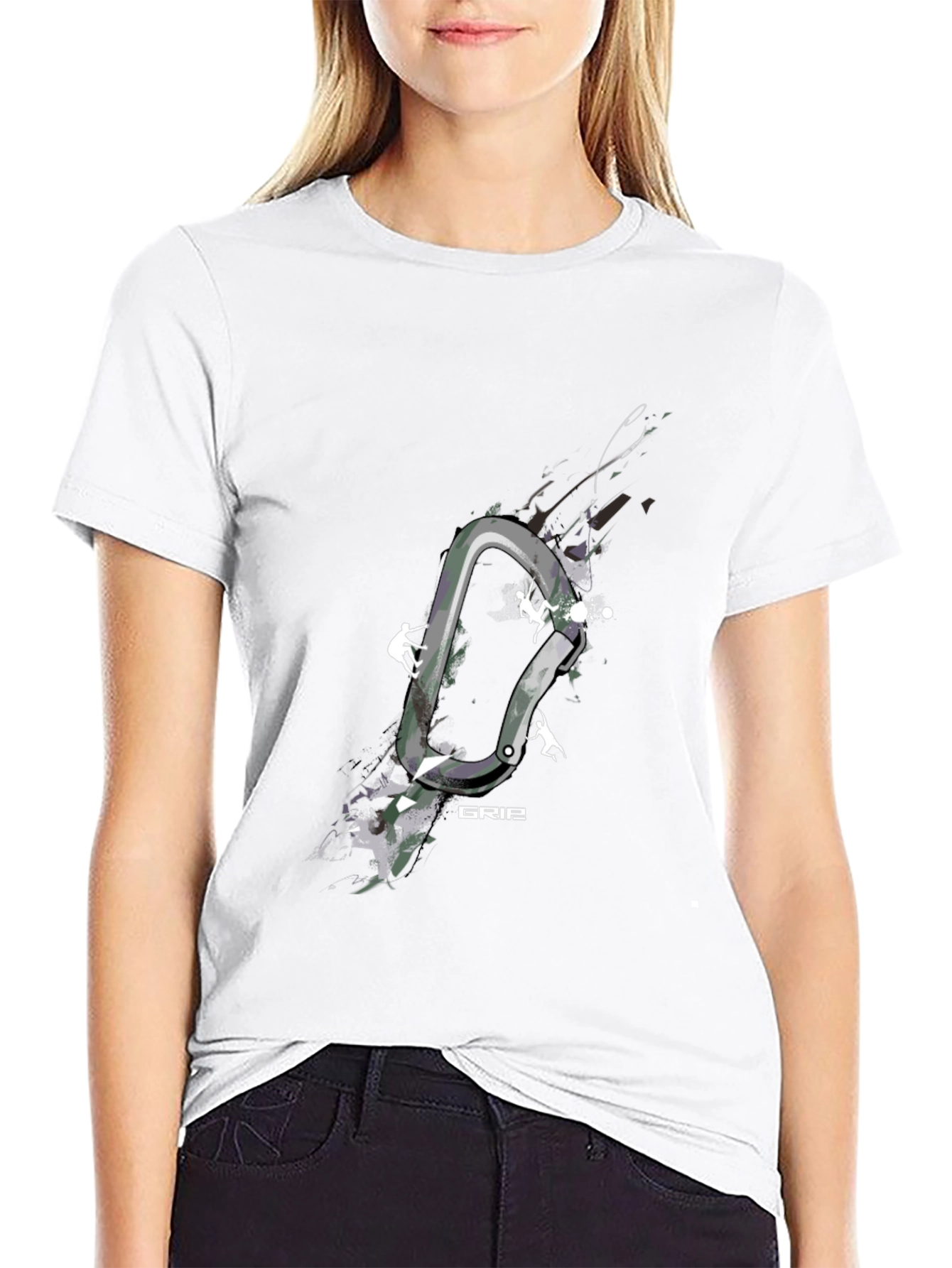 Climbing Carabiner Graphic T-Shirt