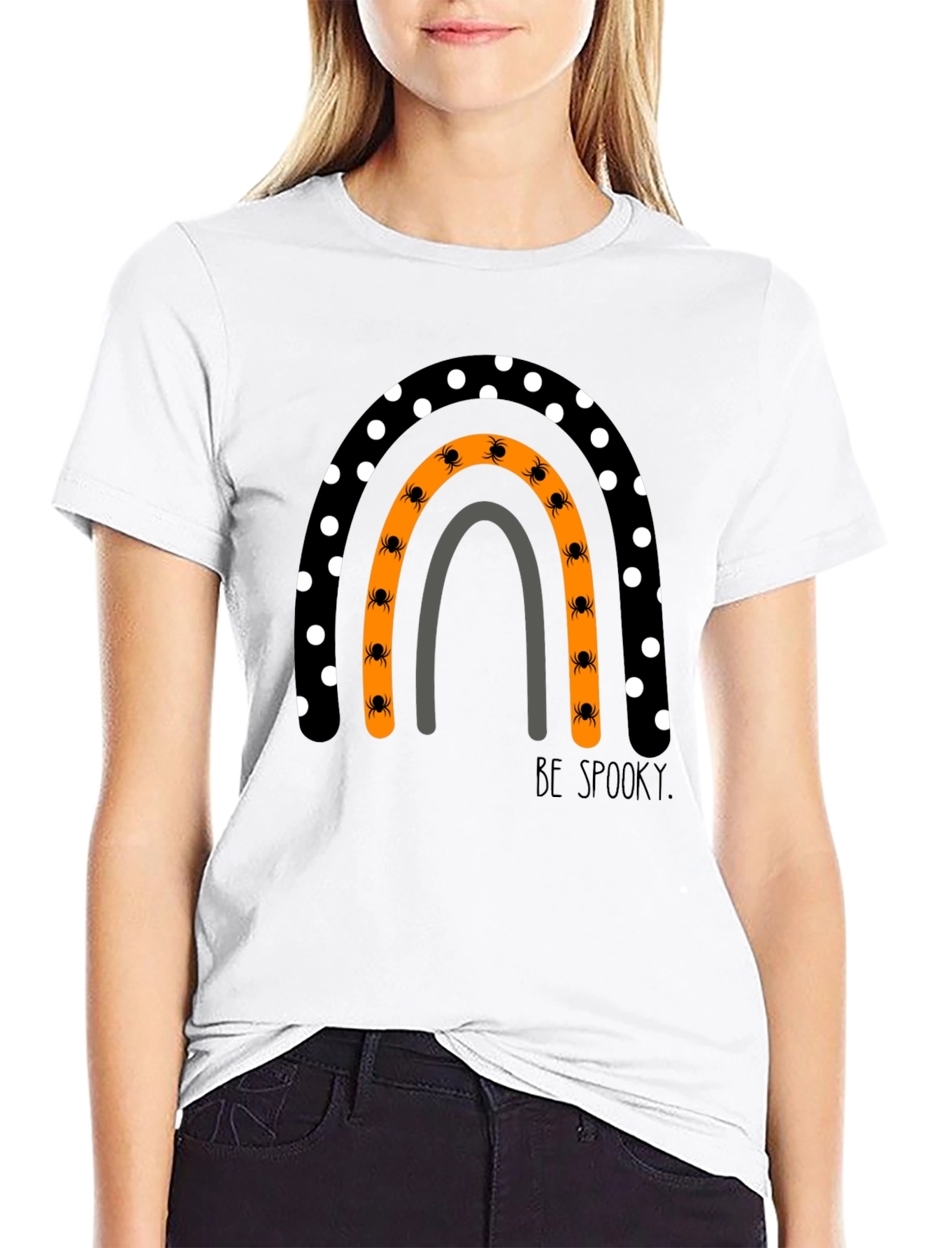 Halloween Rainbow Spider T-Shirt