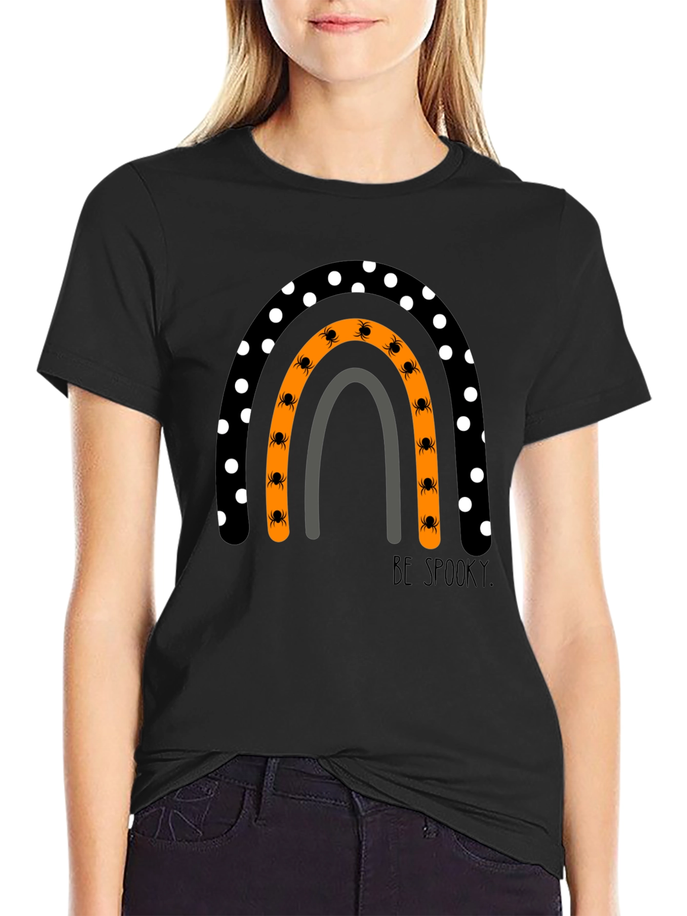 Halloween Rainbow Spider T-Shirt