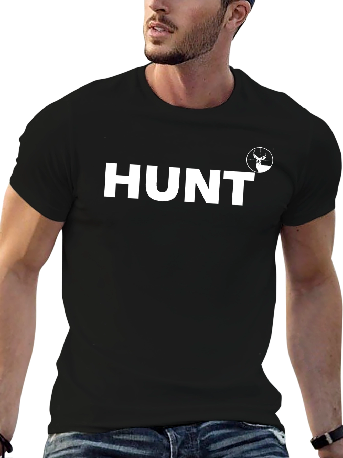 Hunt Graphic Tee - Black Mens Hunting Shirt