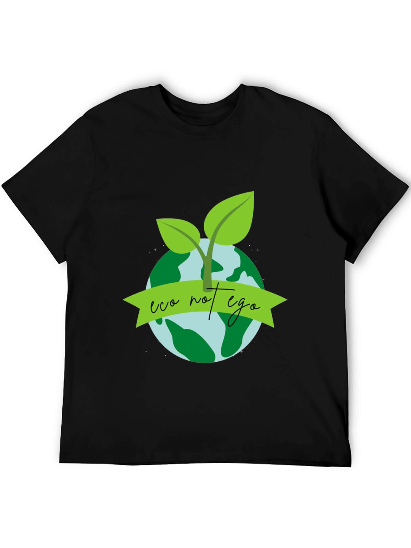 Eco Not Ego Graphic Tee - Earth Conscious Design
