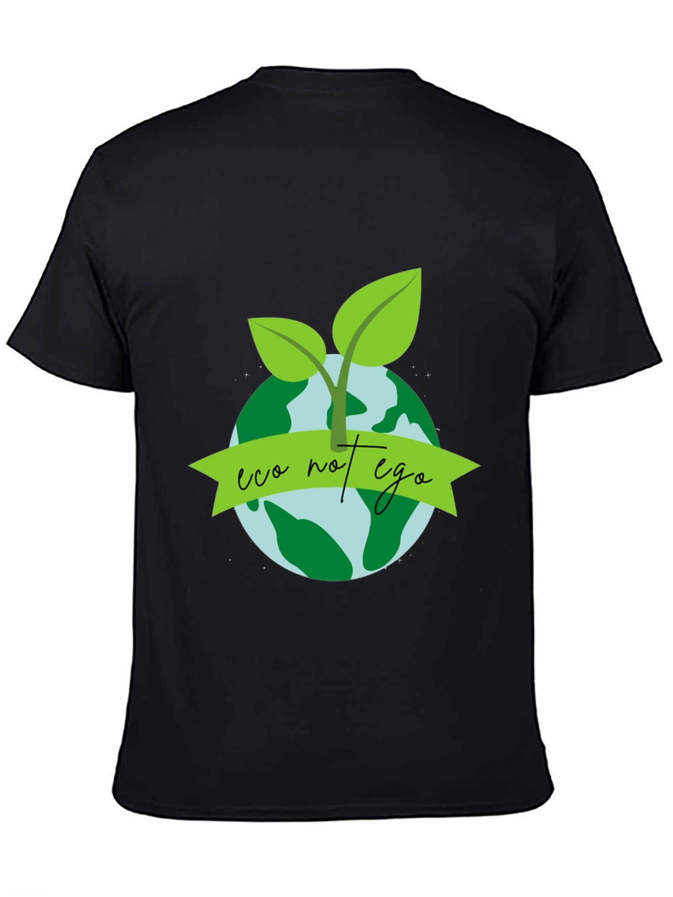 Eco Not Ego Graphic Tee - Earth Conscious Design