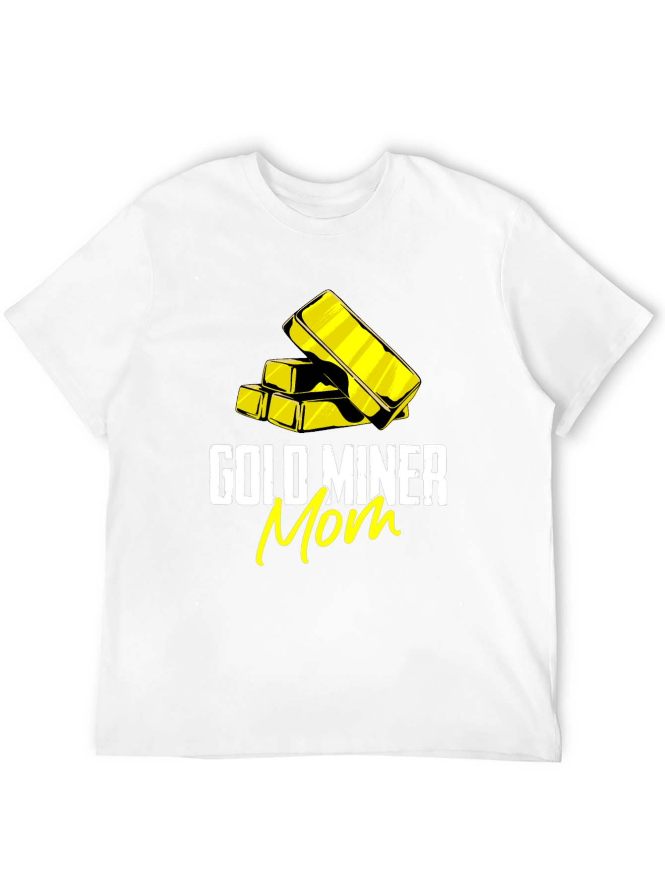 Gold Miner Mom T-Shirt - Black Tee