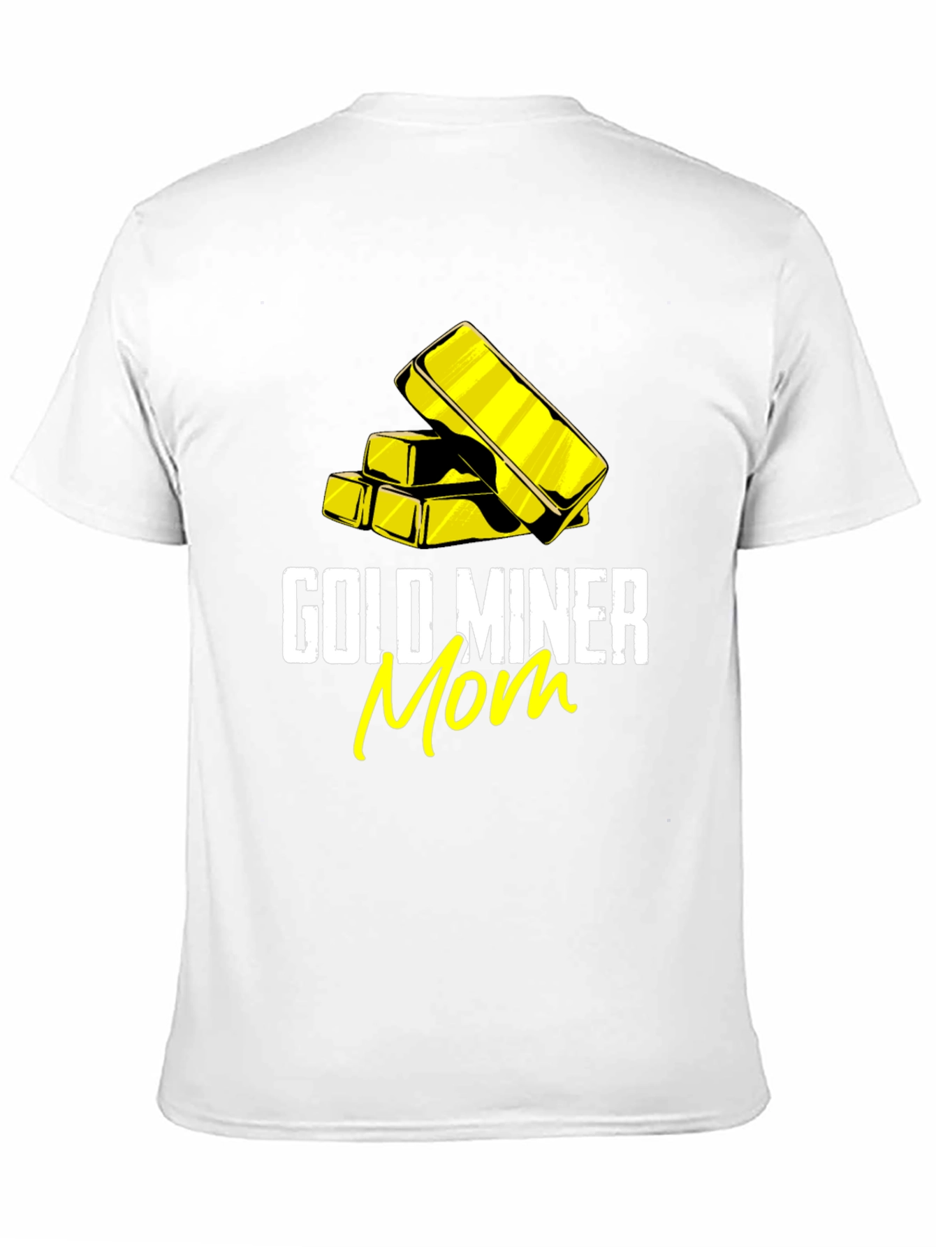 Gold Miner Mom T-Shirt - Black Tee