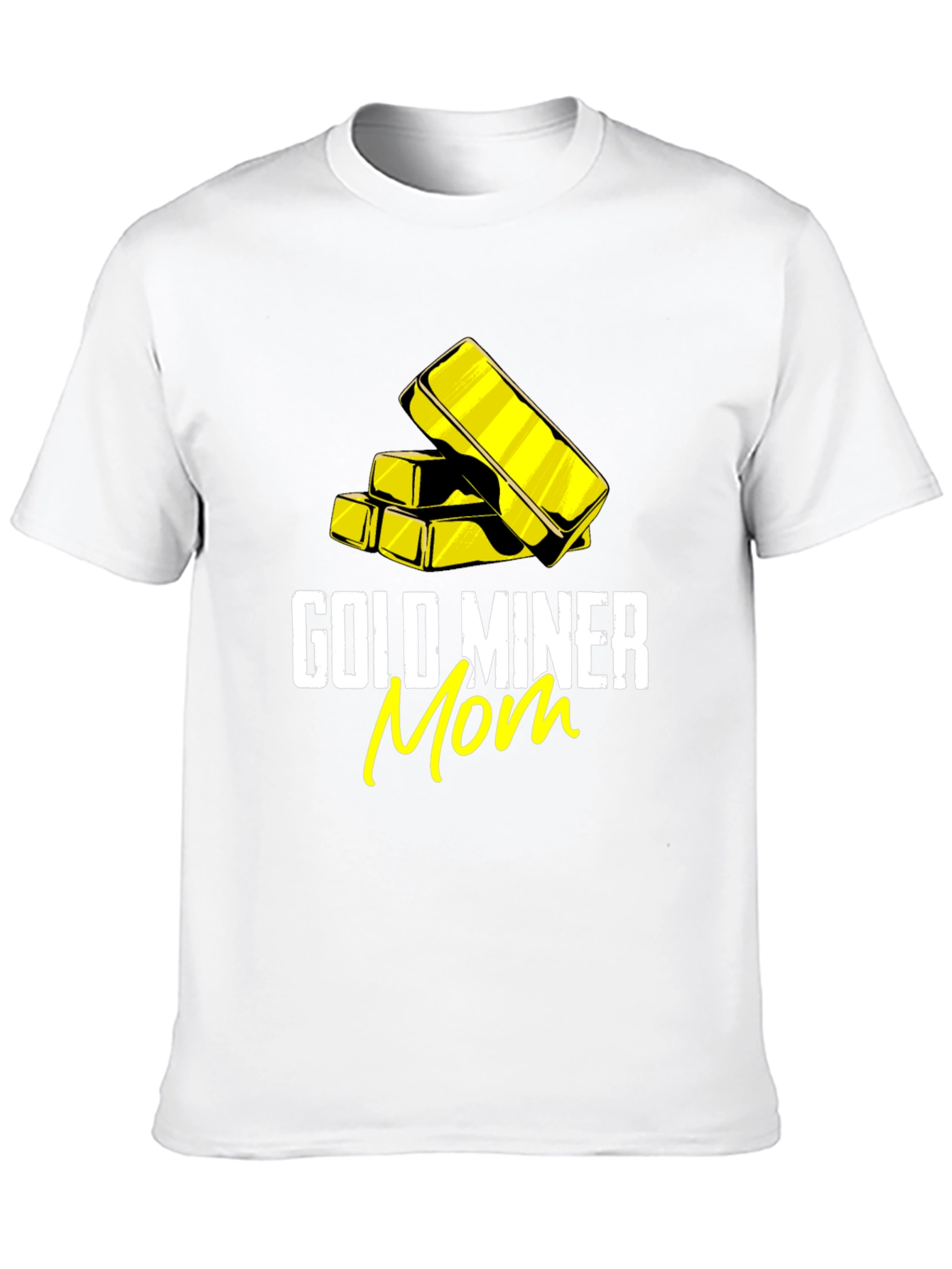 Gold Miner Mom T-Shirt - Black Tee