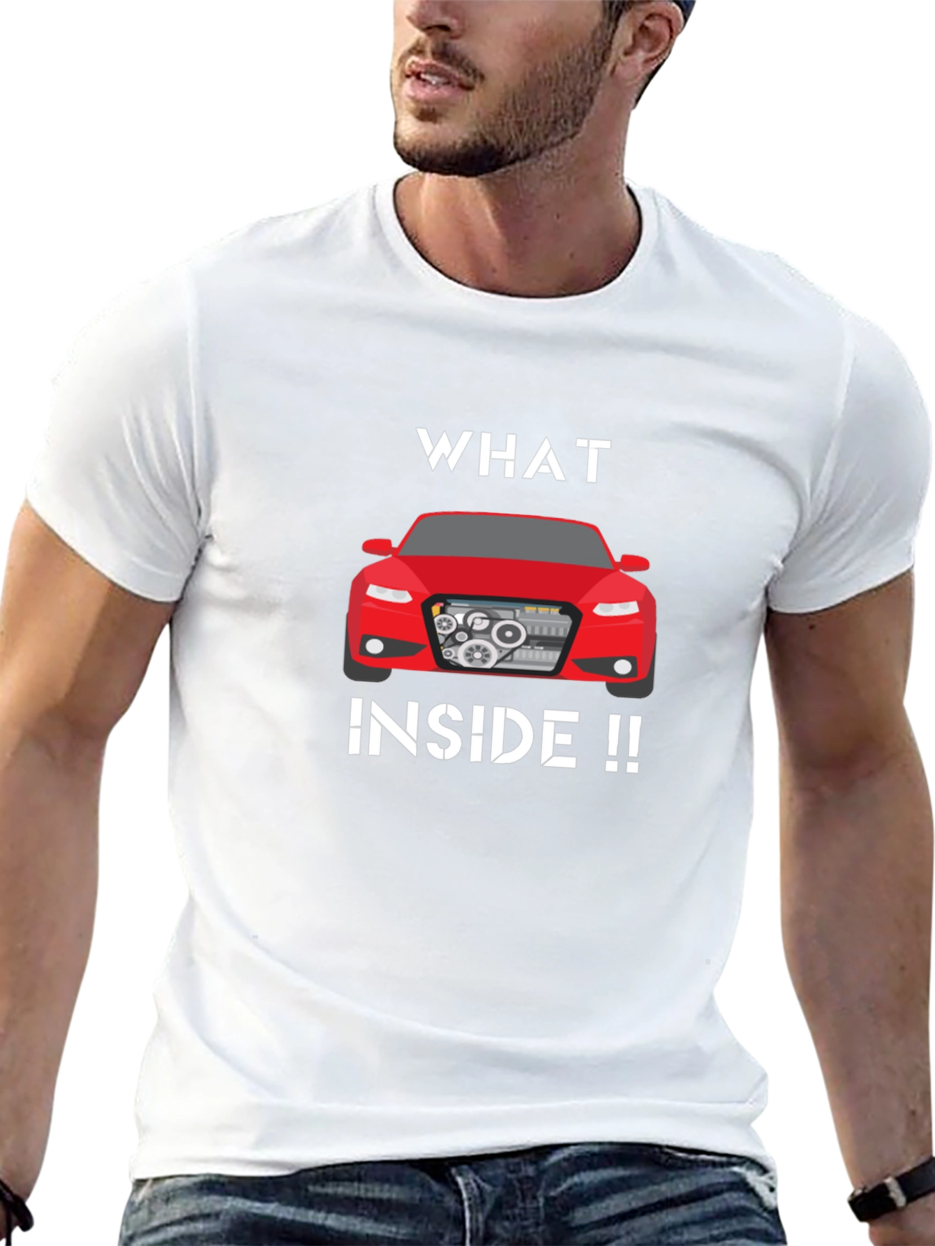 Whats Inside Red Car T-Shirt