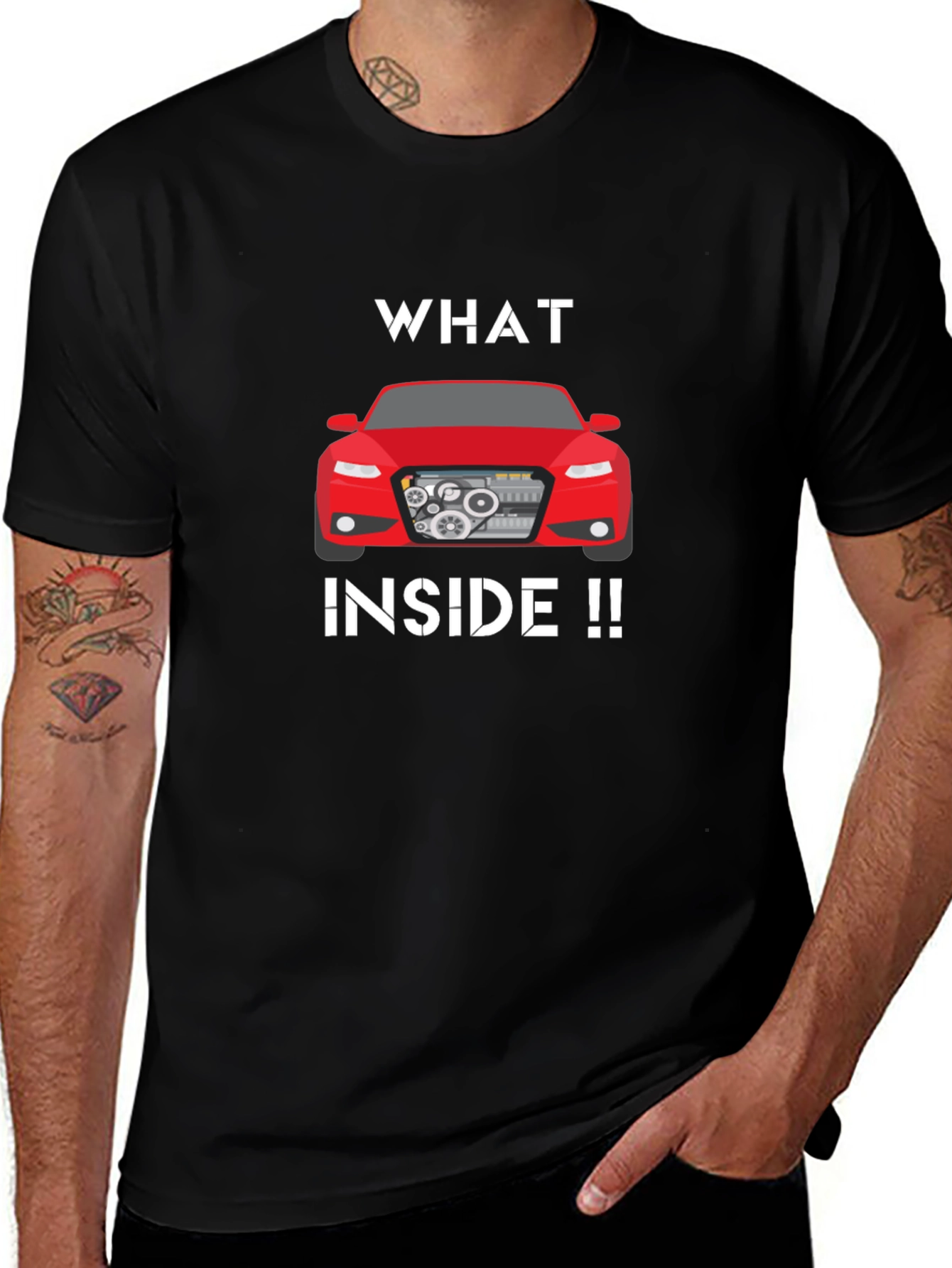 Whats Inside Red Car T-Shirt