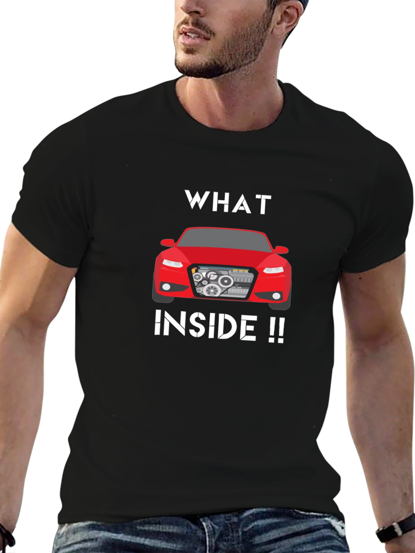 Whats Inside Red Car T-Shirt