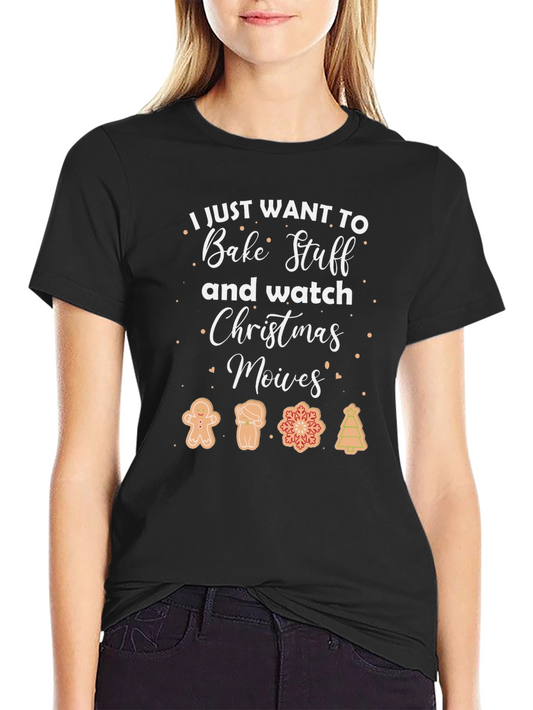 Christmas Baking Movie T-Shirt