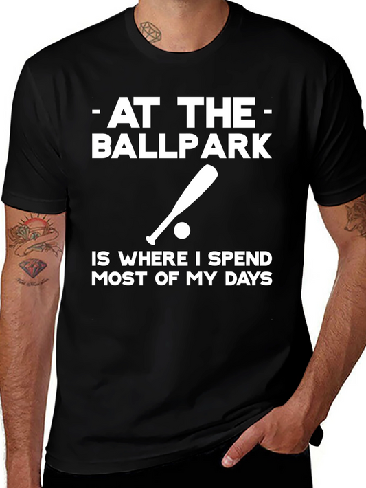 At The Ballpark T-Shirt: Baseball Fan Tee