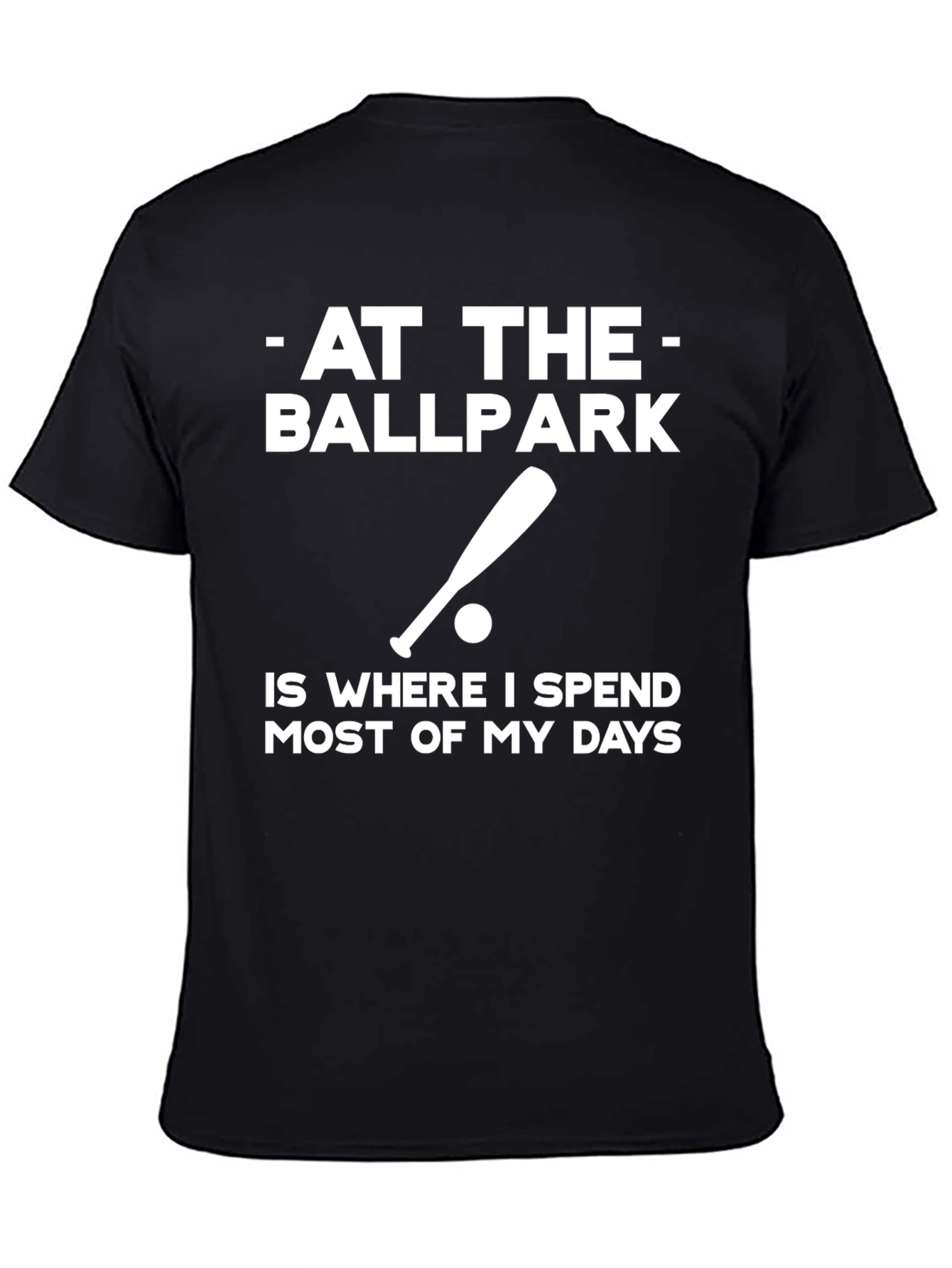 At The Ballpark T-Shirt: Baseball Fan Tee