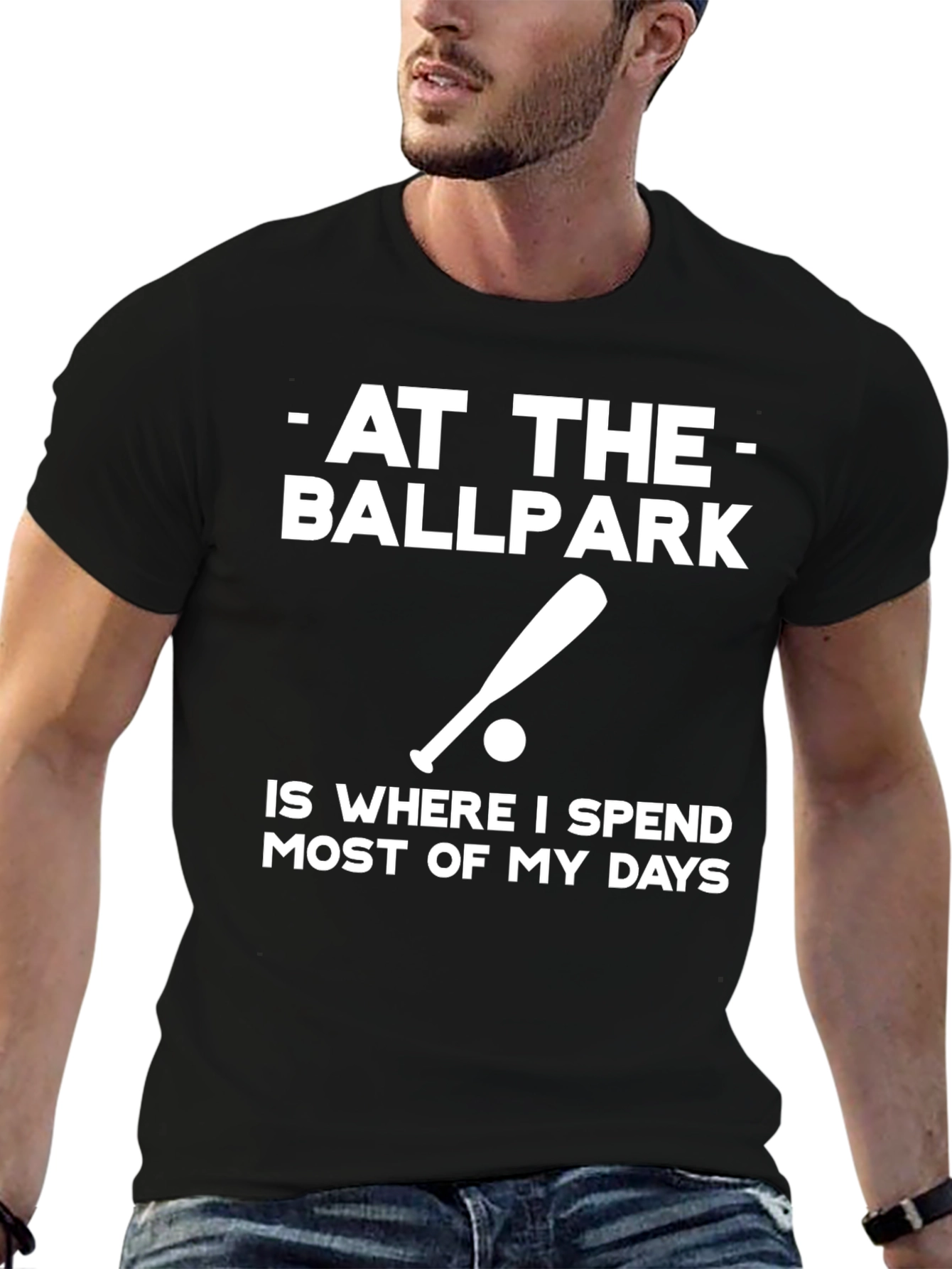 At The Ballpark T-Shirt: Baseball Fan Tee