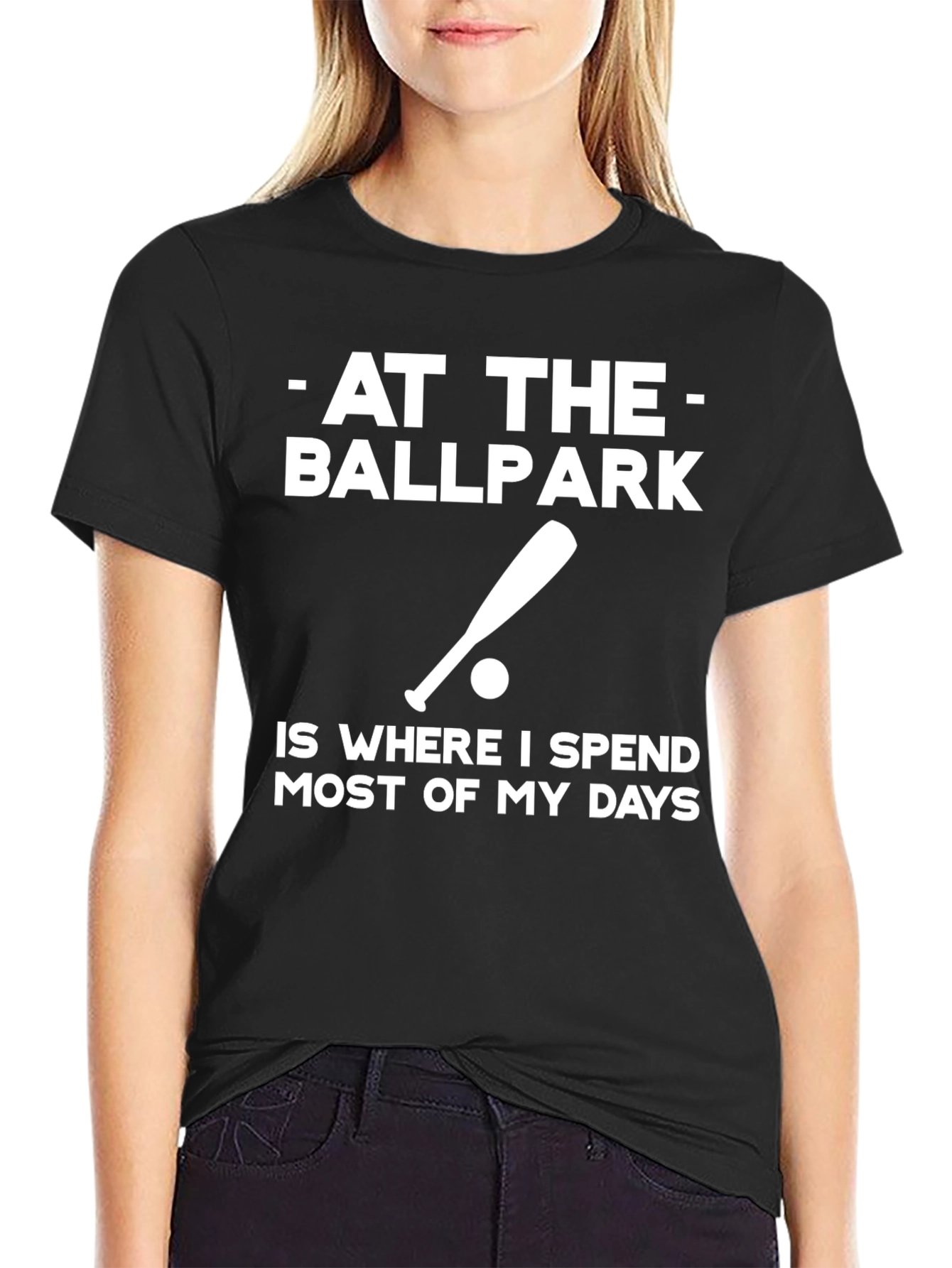 At The Ballpark T-Shirt: Baseball Fan Tee