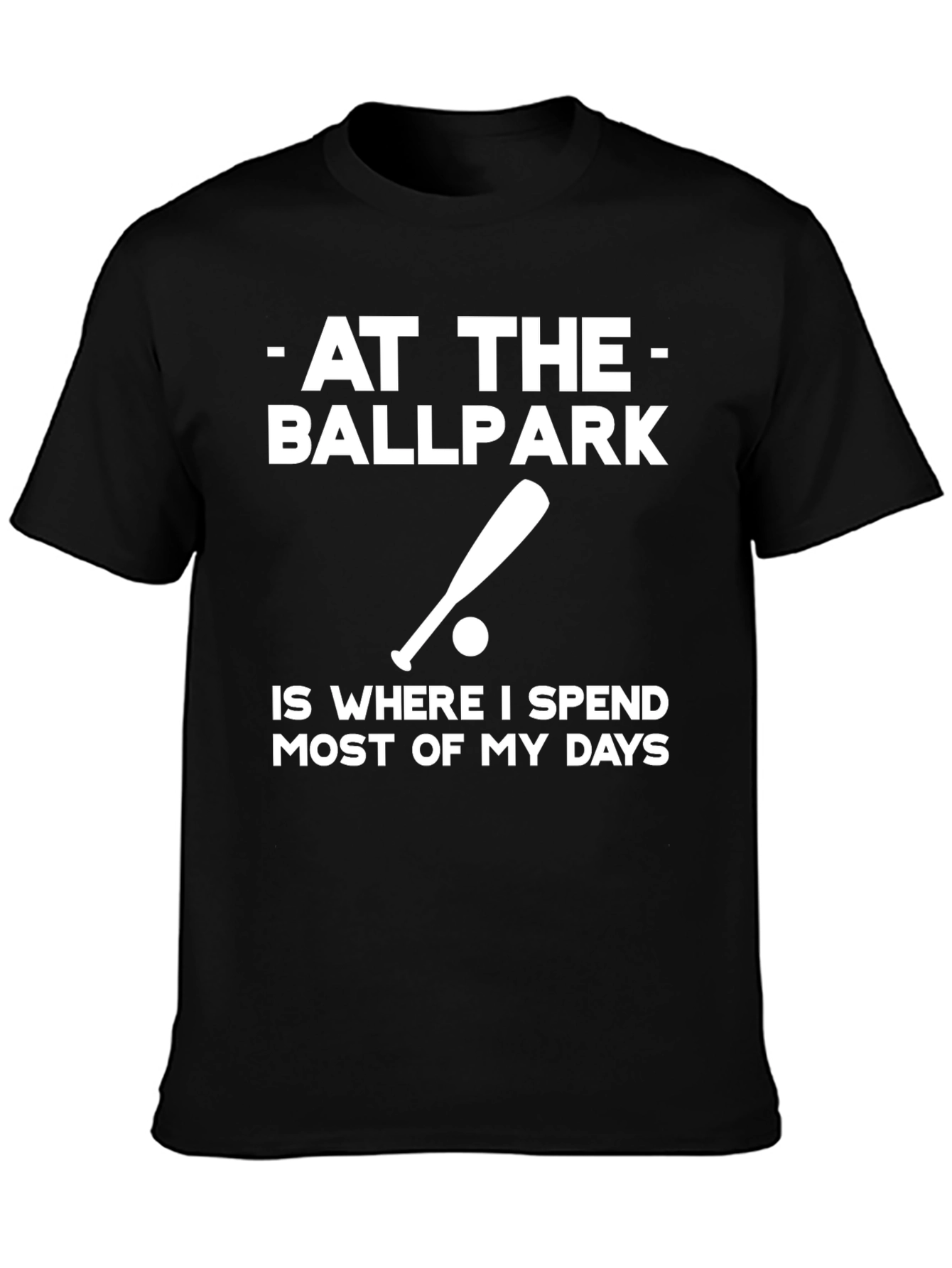At The Ballpark T-Shirt: Baseball Fan Tee