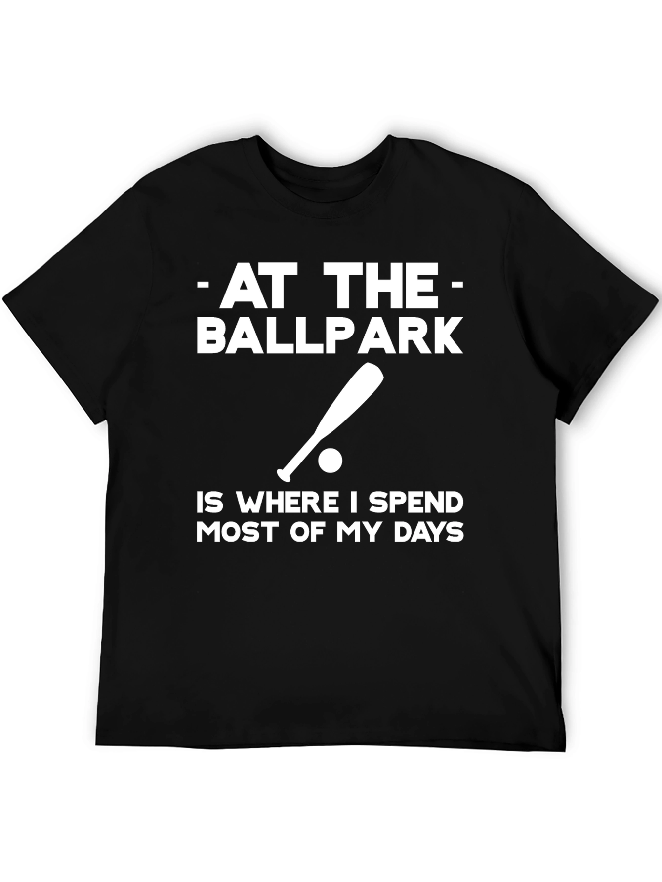 At The Ballpark T-Shirt: Baseball Fan Tee