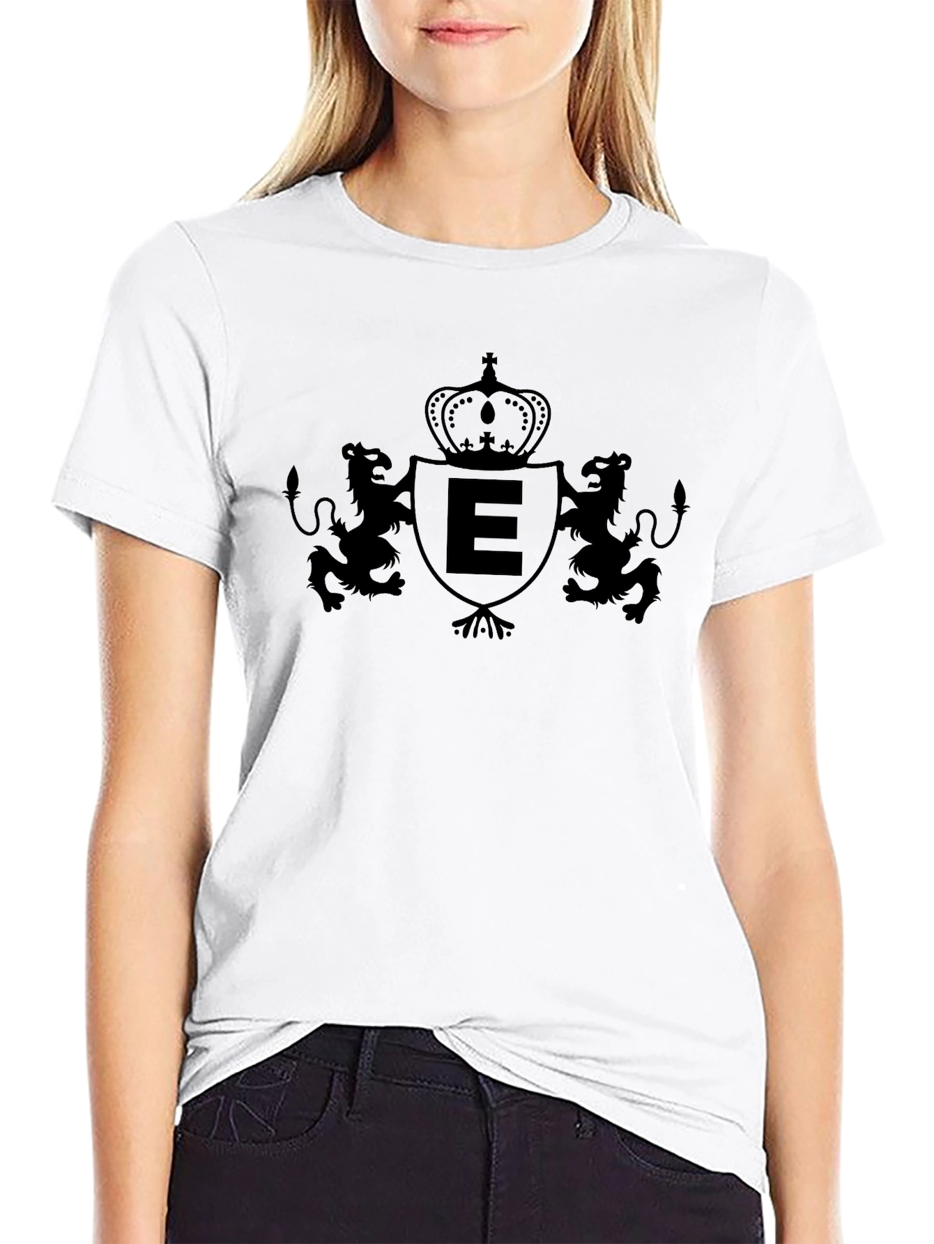 Lion Crest Tee - Regal Black T-Shirt