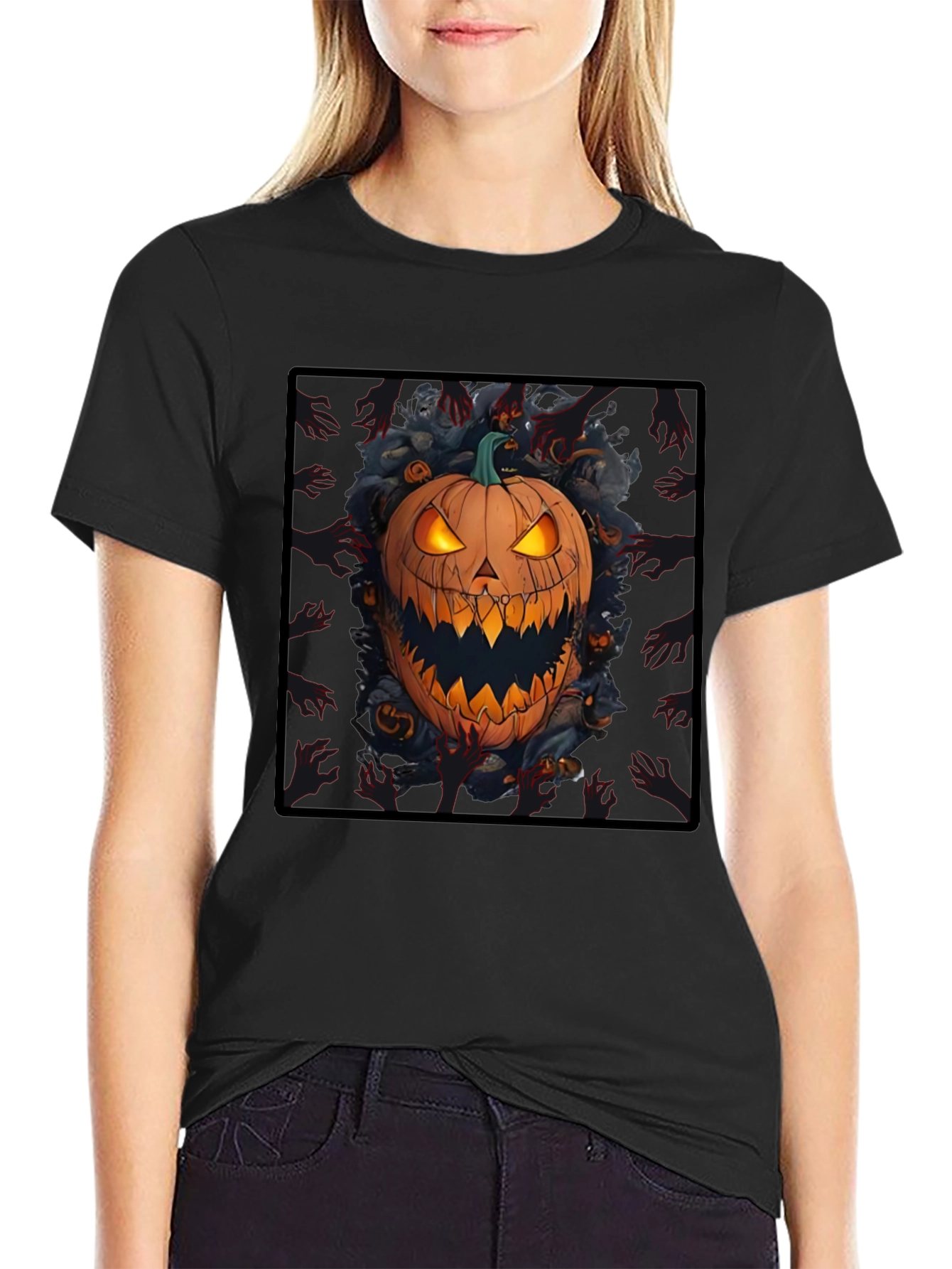 Spooky Pumpkin T-Shirt: Halloween Edition