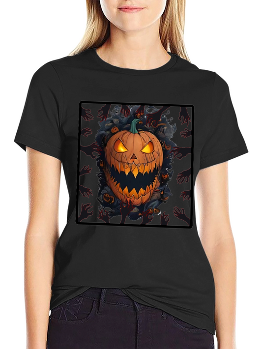 Spooky Pumpkin T-Shirt: Halloween Edition
