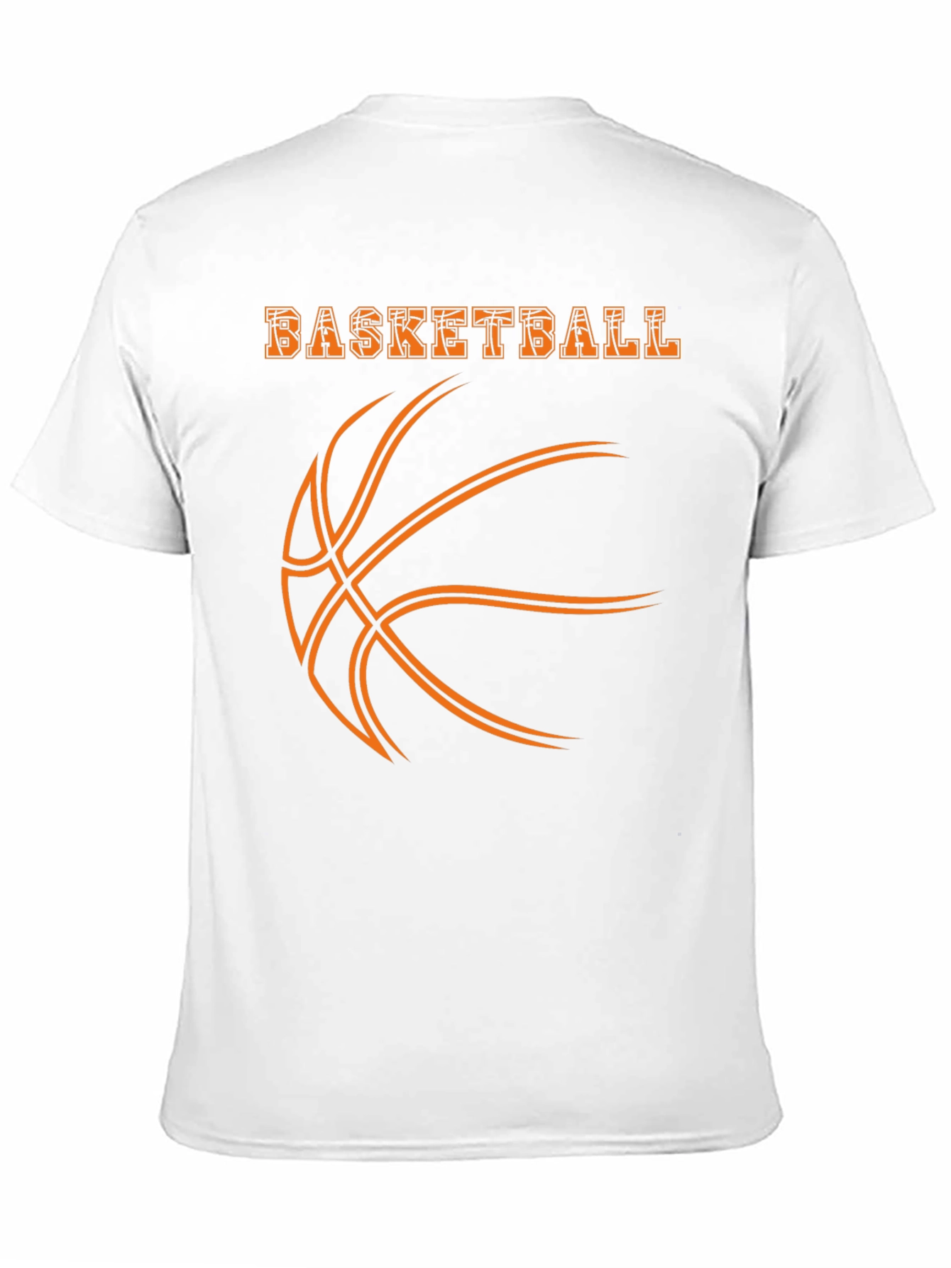 Basketball Graphic Print T-Shirt - Black
