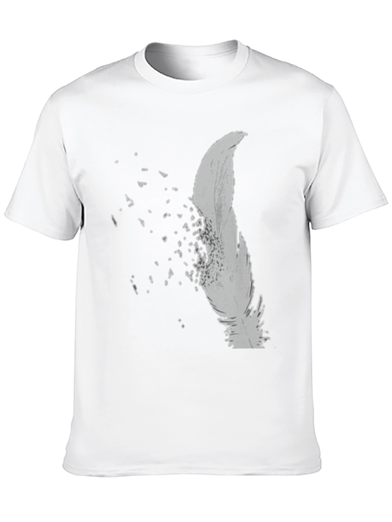 Feather Fade Black Graphic Tee