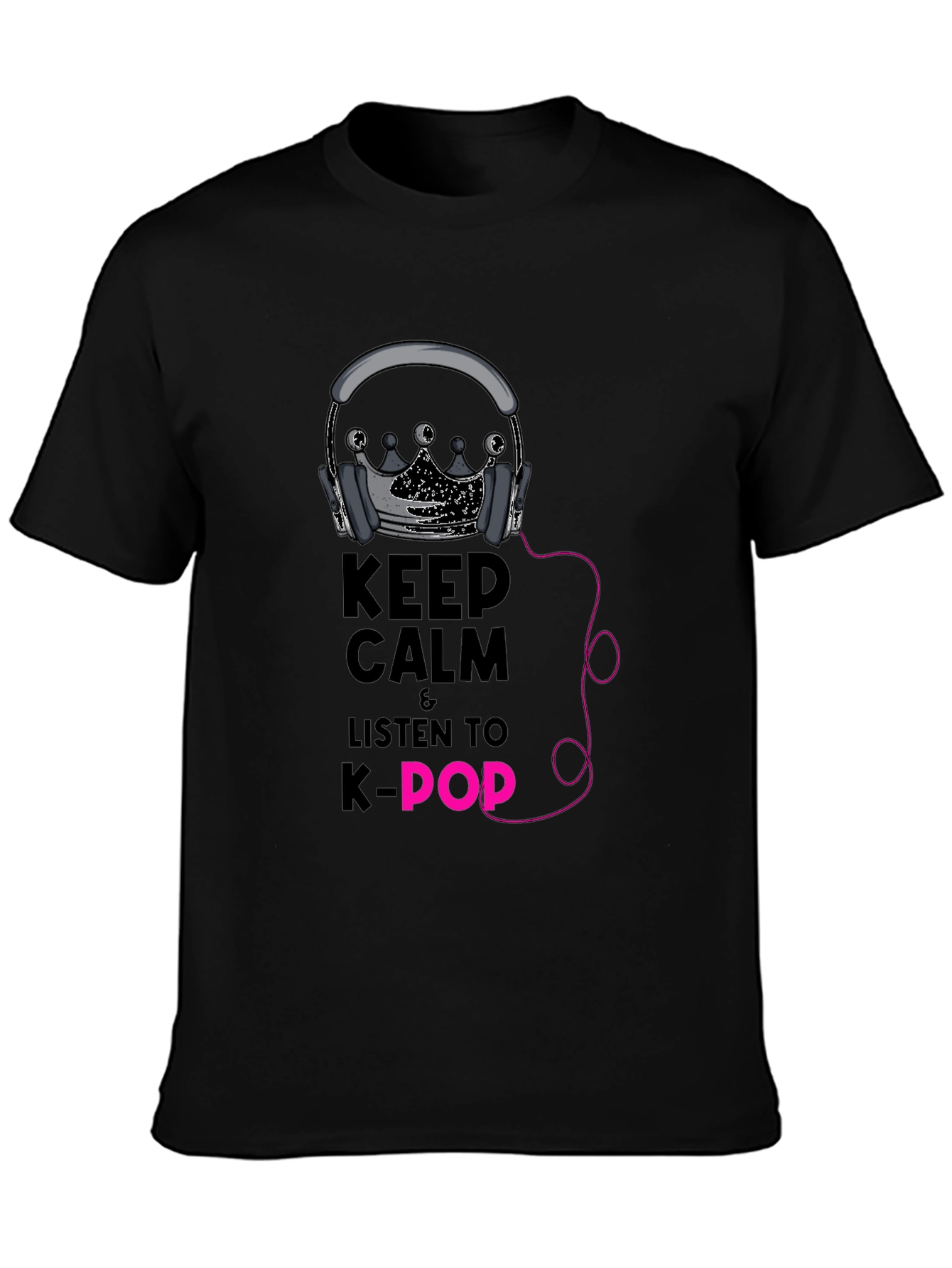 Keep Calm K-Pop T-Shirt - Trendy Music Tee