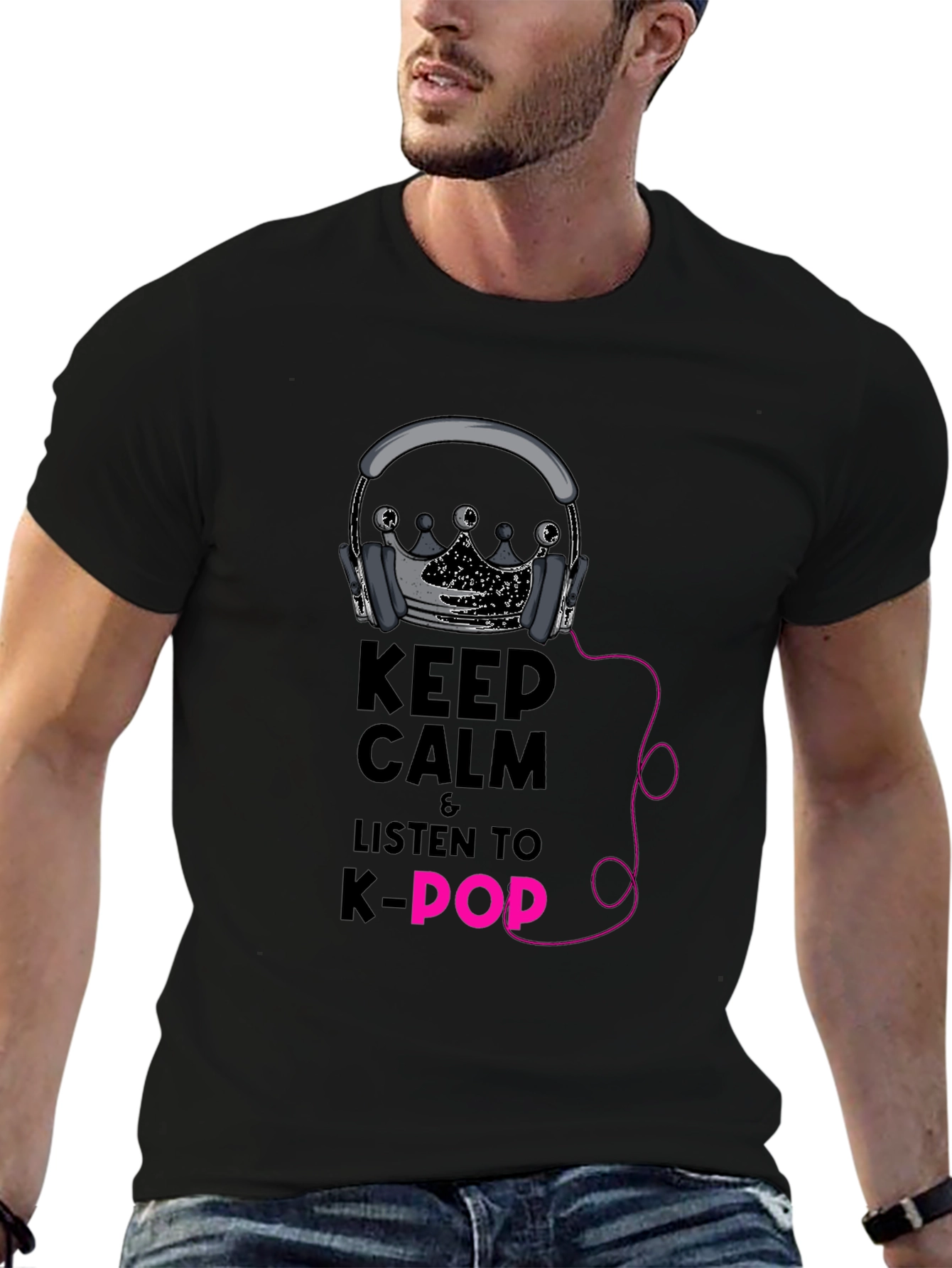 Keep Calm K-Pop T-Shirt - Trendy Music Tee
