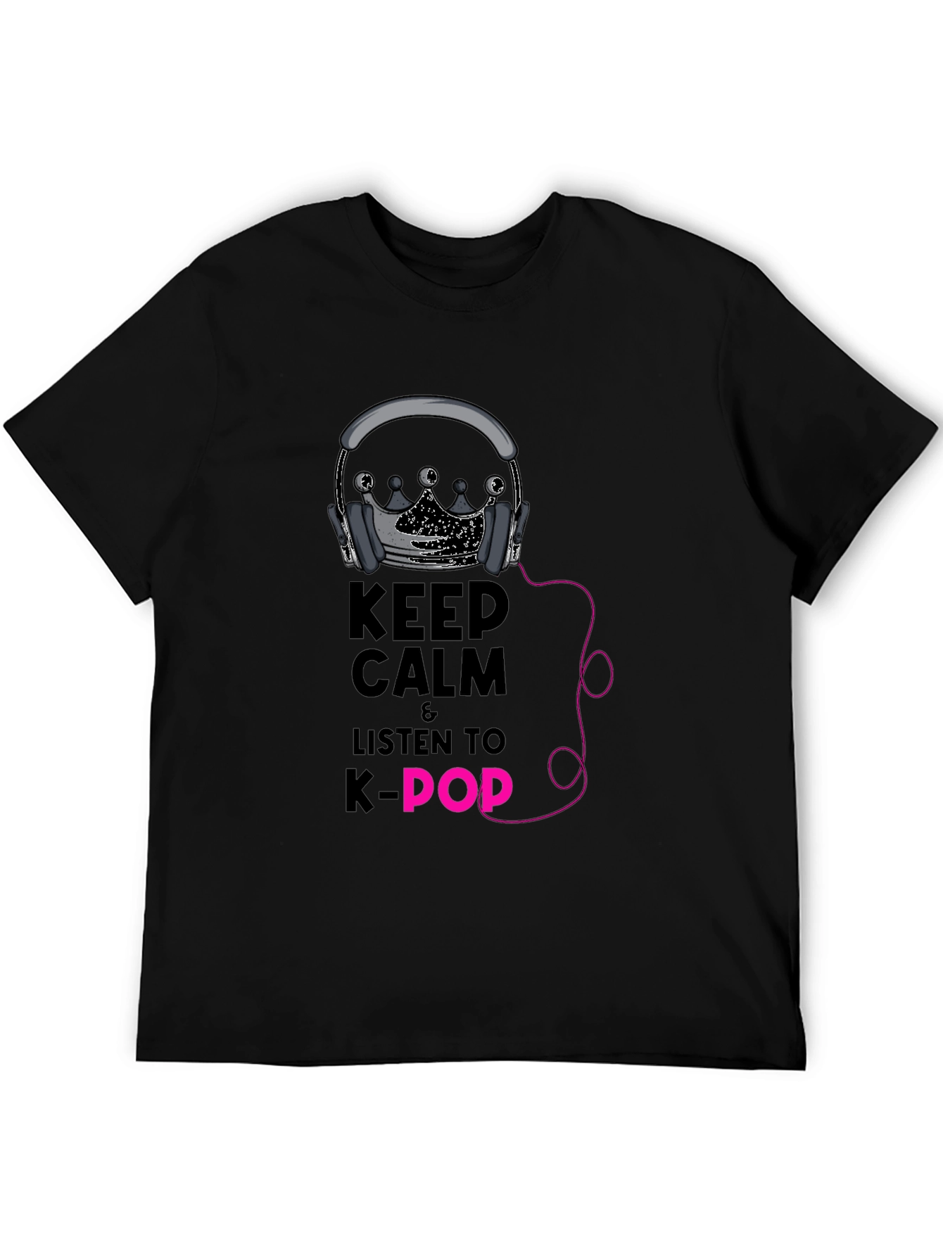 Keep Calm K-Pop T-Shirt - Trendy Music Tee