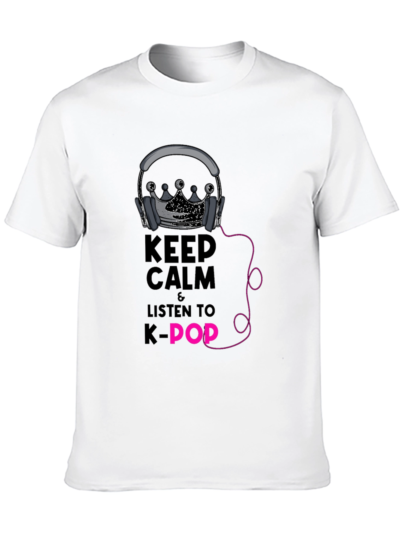 Keep Calm K-Pop T-Shirt - Trendy Music Tee