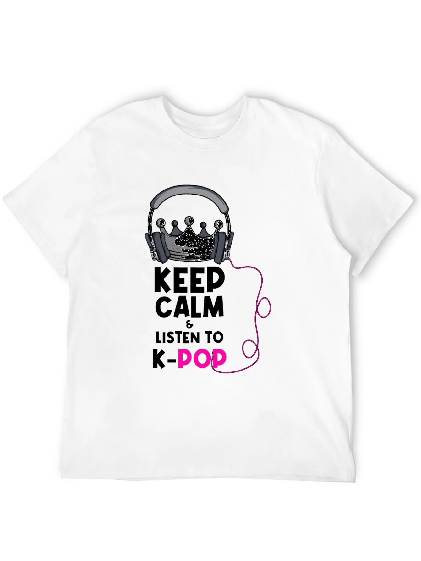 Keep Calm K-Pop T-Shirt - Trendy Music Tee
