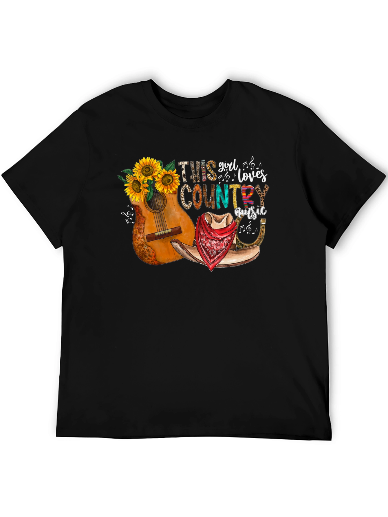 Country Music Lover Graphic Tee