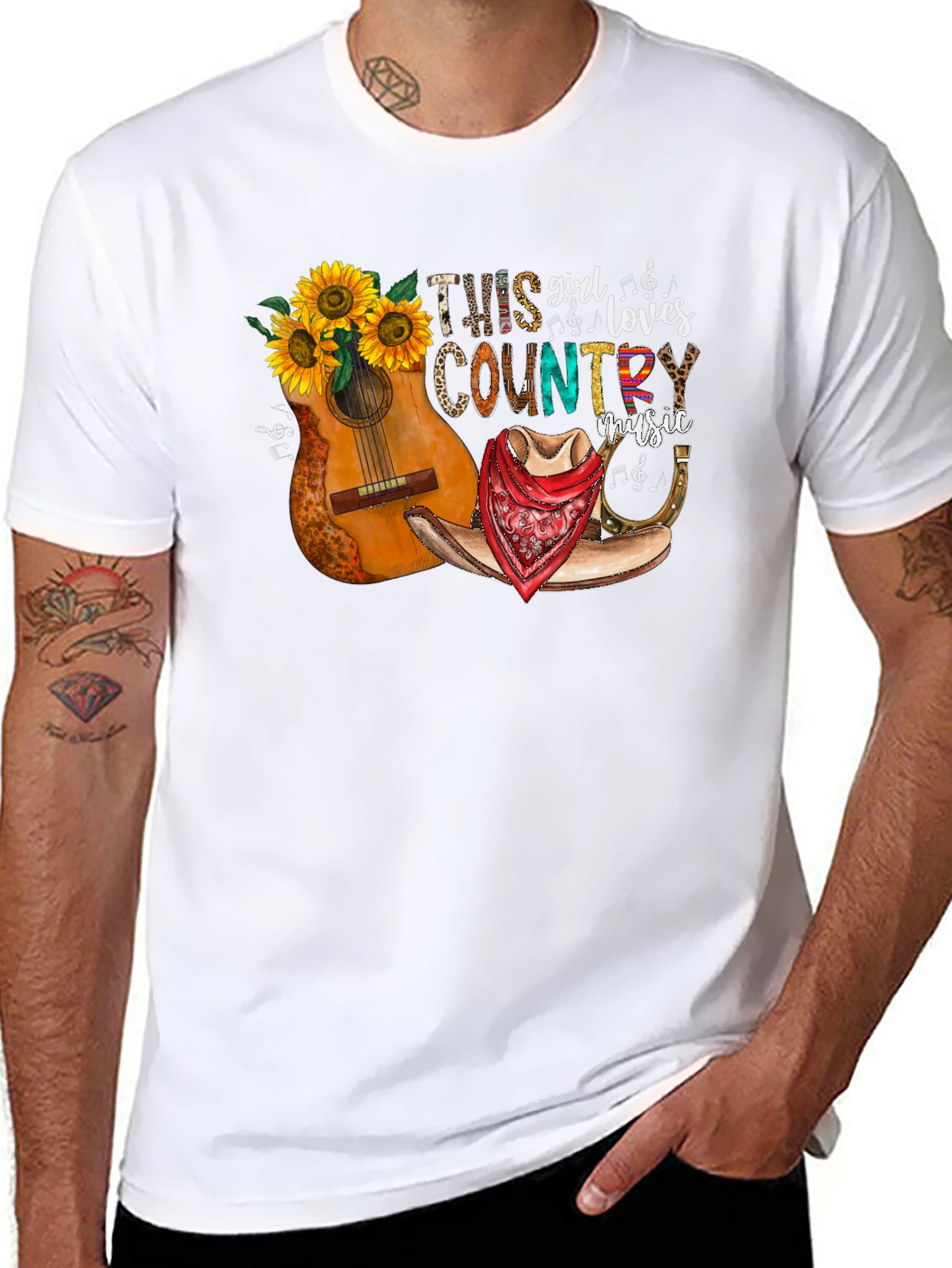 Country Music Lover Graphic Tee